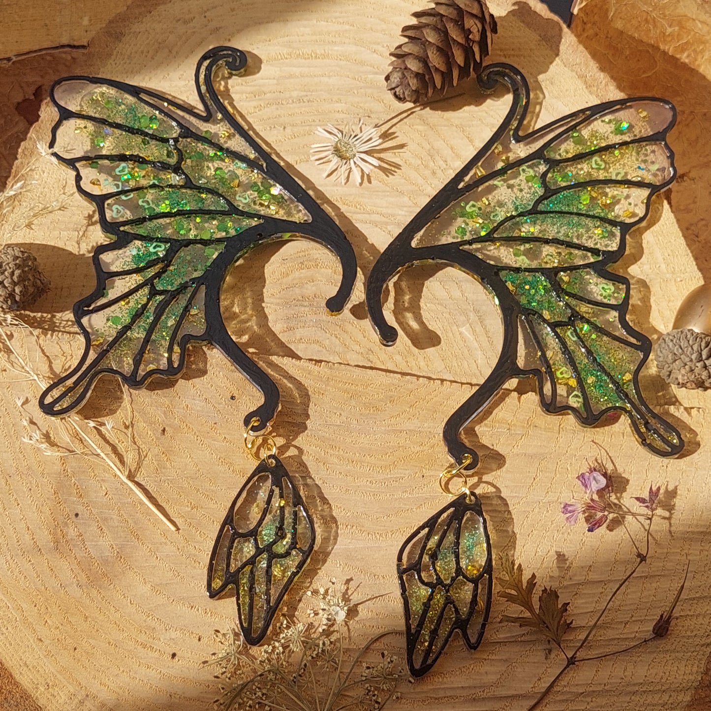 Limitierte Elfen-Ohrmanschetten – Handgefertigter Fantasy-Schmuck ohne Piercing | Fee, Meerjungfrau, Cosplay