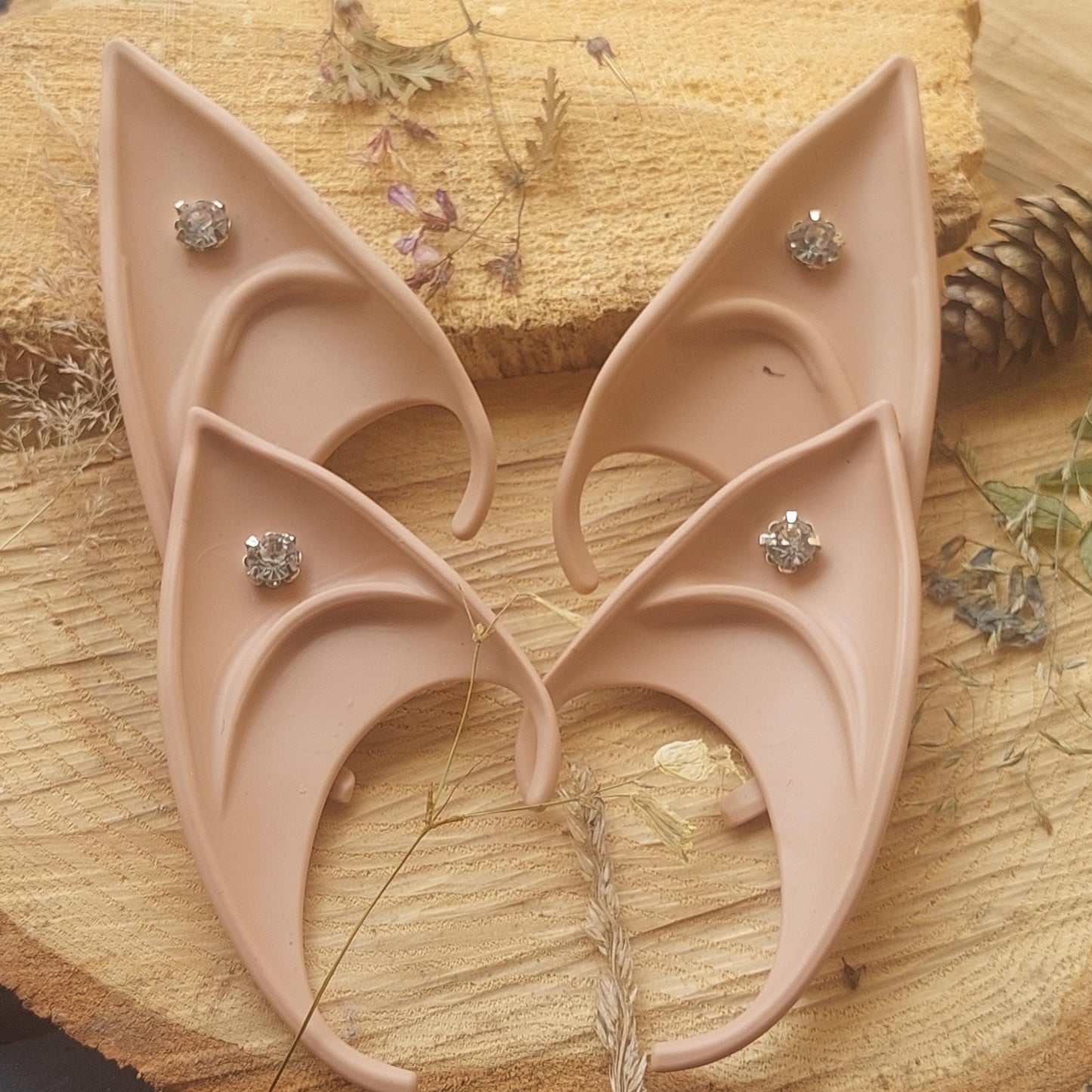 Silicone Elf Ears with or without Piercing – Pixie Ears for Cosplay, Halloween, LARP & Fantasy Costumes | Gift for Her & Him