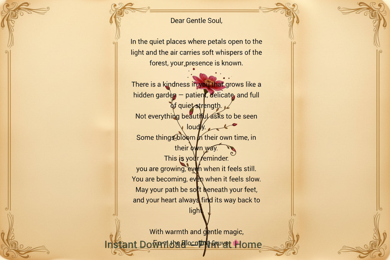 Elf Letter Printable – Magical Gift – Fantasy Gift Idea