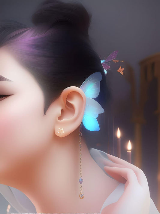 The Moon Moth Elf Fairy Look: Mysterious Dark Fantasy Magic