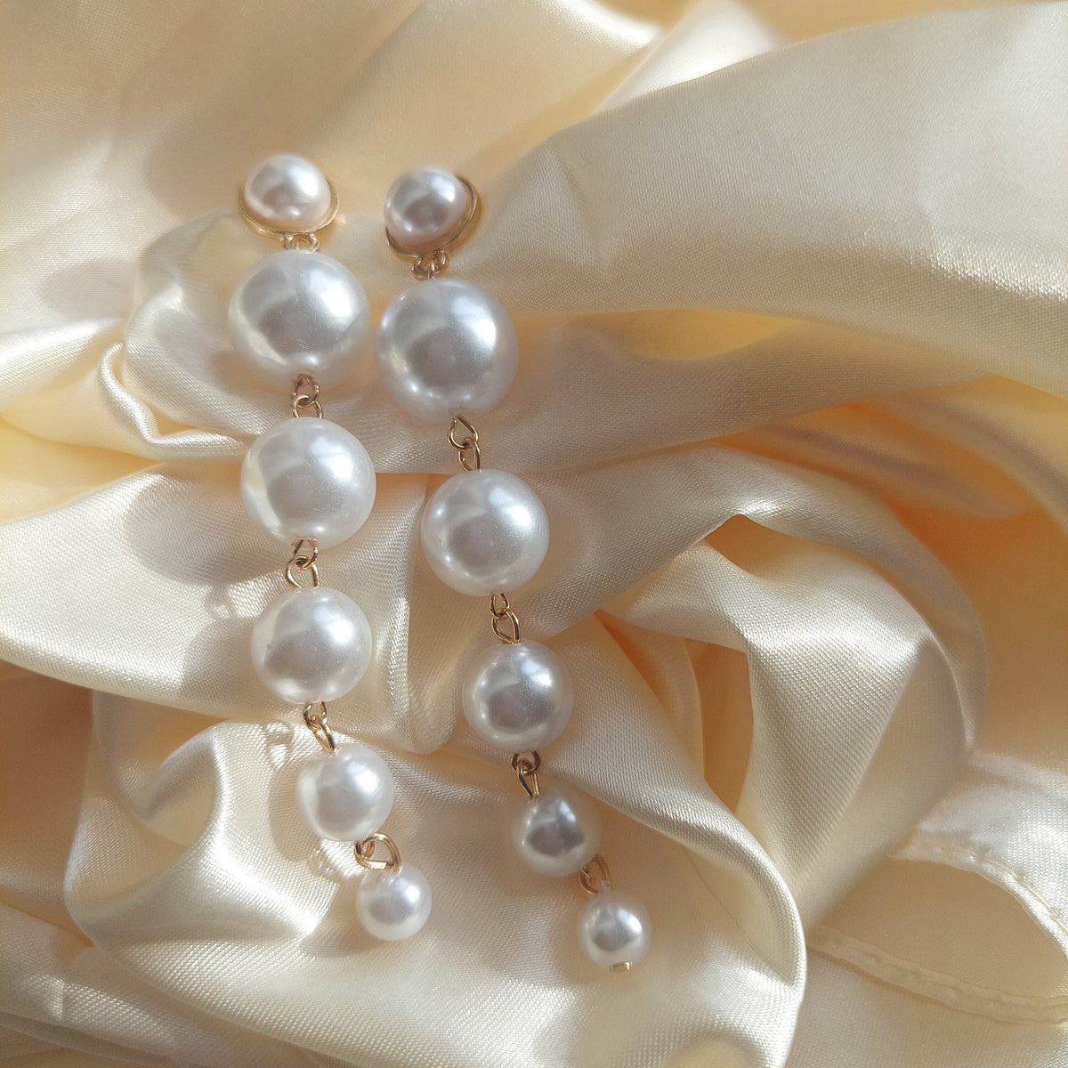 Elegante Perlenohrringe: Statement-Schmuck im Boho-Stil für Hochzeiten, lange Hängeohrringe – das perfekte Geschenk für Sie