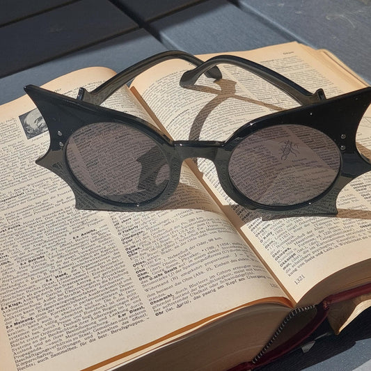 Sonnenbrille Schwarze Vampirbrille - Leoparden-Cosplay Sonnenbrille