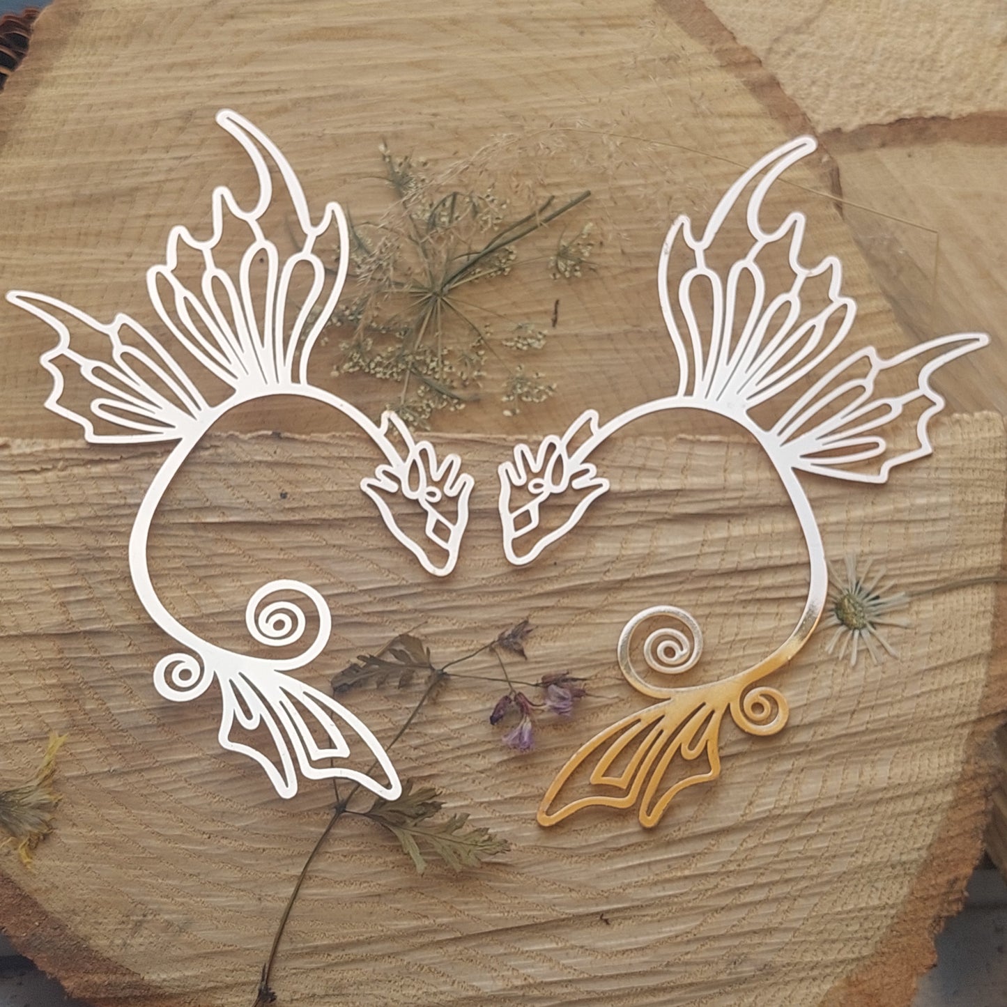 Gothic Dragon Ear Cuffs – Lightweight No-Piercing Fantasy Jewelry for Men & Women | Unique Punk Gift