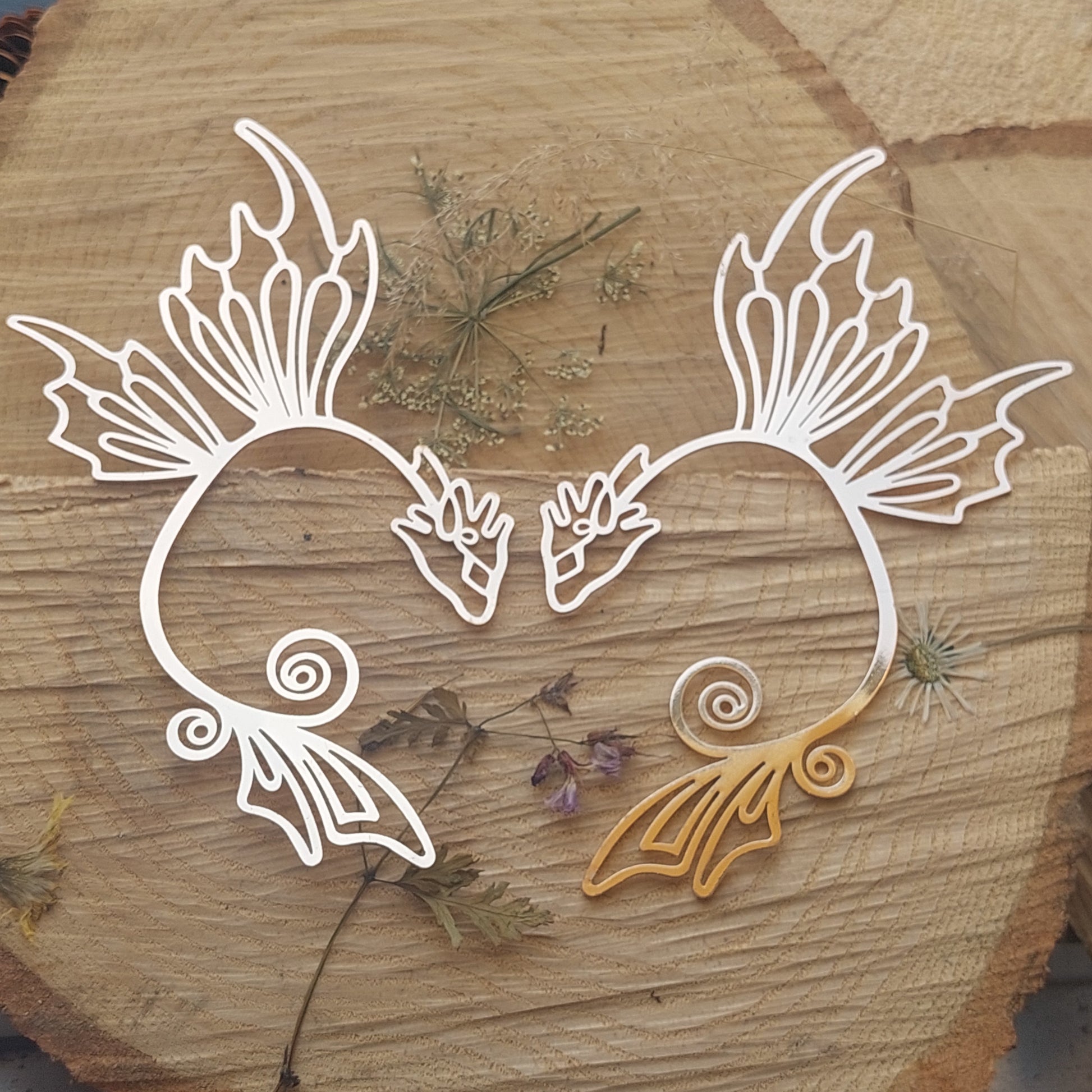 Gothic Dragon Ear Cuffs – Lightweight No-Piercing Fantasy Jewelry for Men & Women | Unique Punk Gift