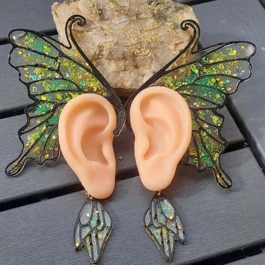 Limitierte Elfen-Ohrmanschetten – Handgefertigter Fantasy-Schmuck ohne Piercing | Fee, Meerjungfrau, Cosplay