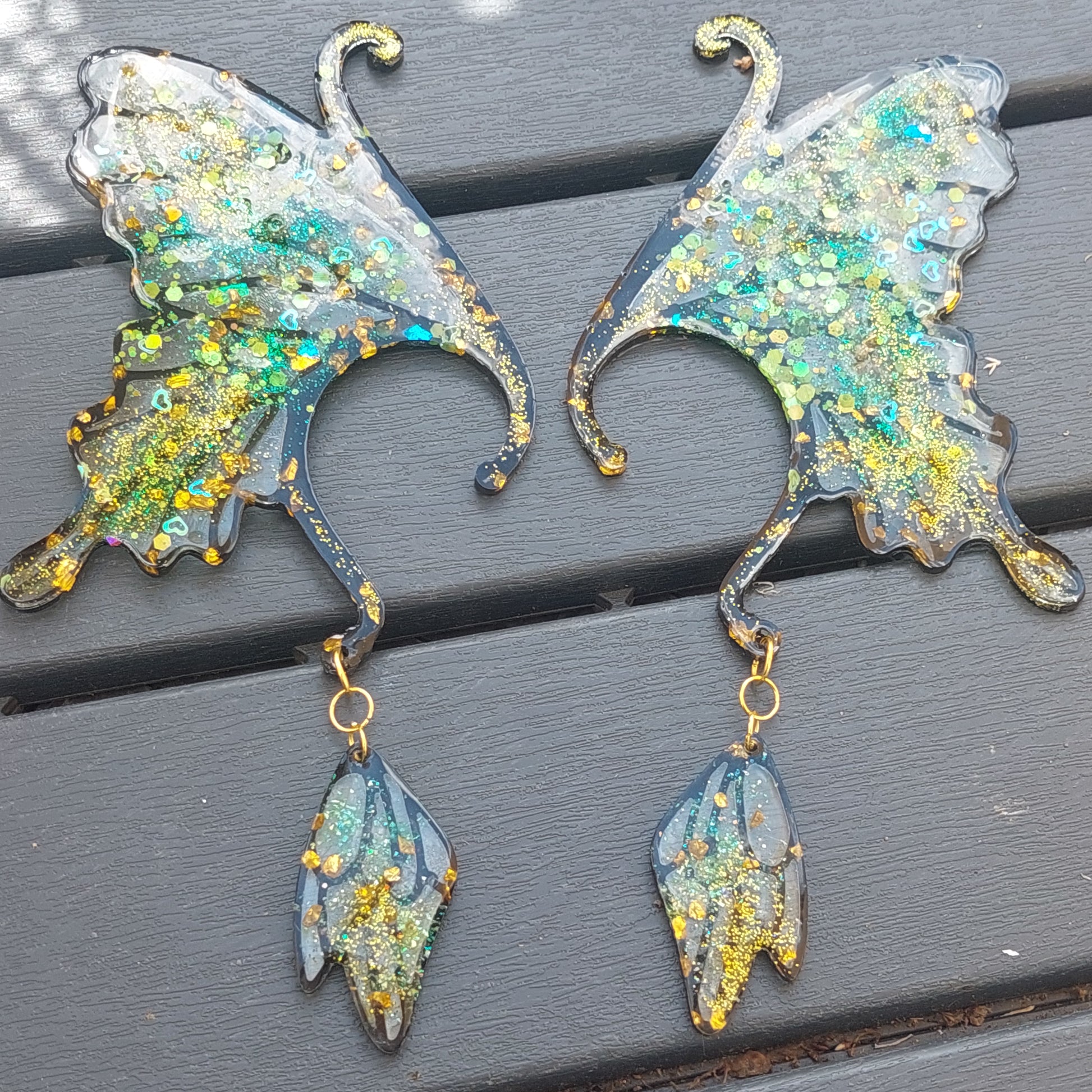 Limitierte Elfen-Ohrmanschetten – Handgefertigter Fantasy-Schmuck ohne Piercing | Fee, Meerjungfrau, Cosplay