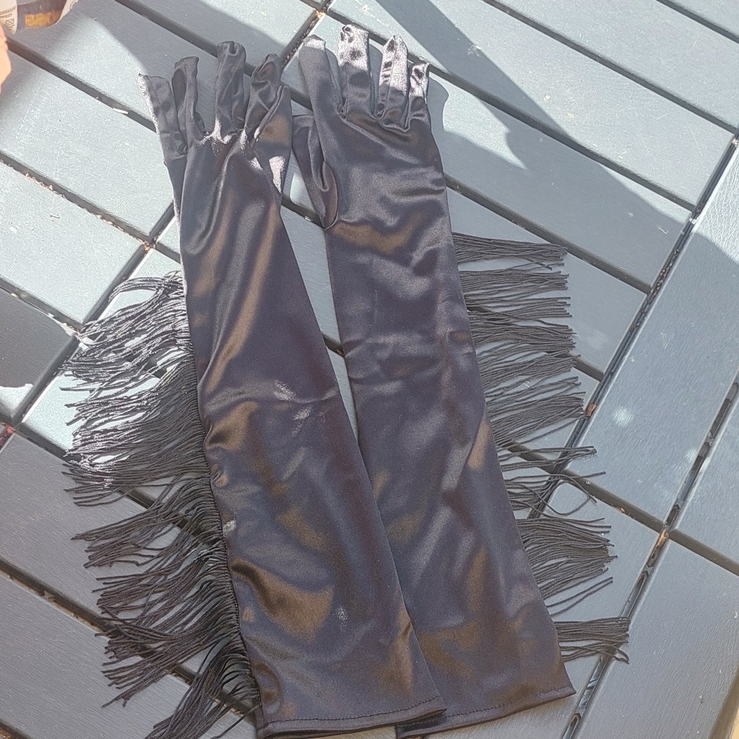 Elegant Long Satin Opera Gloves 49cm – Vintage Bridal & Evening Gloves with Gift Box