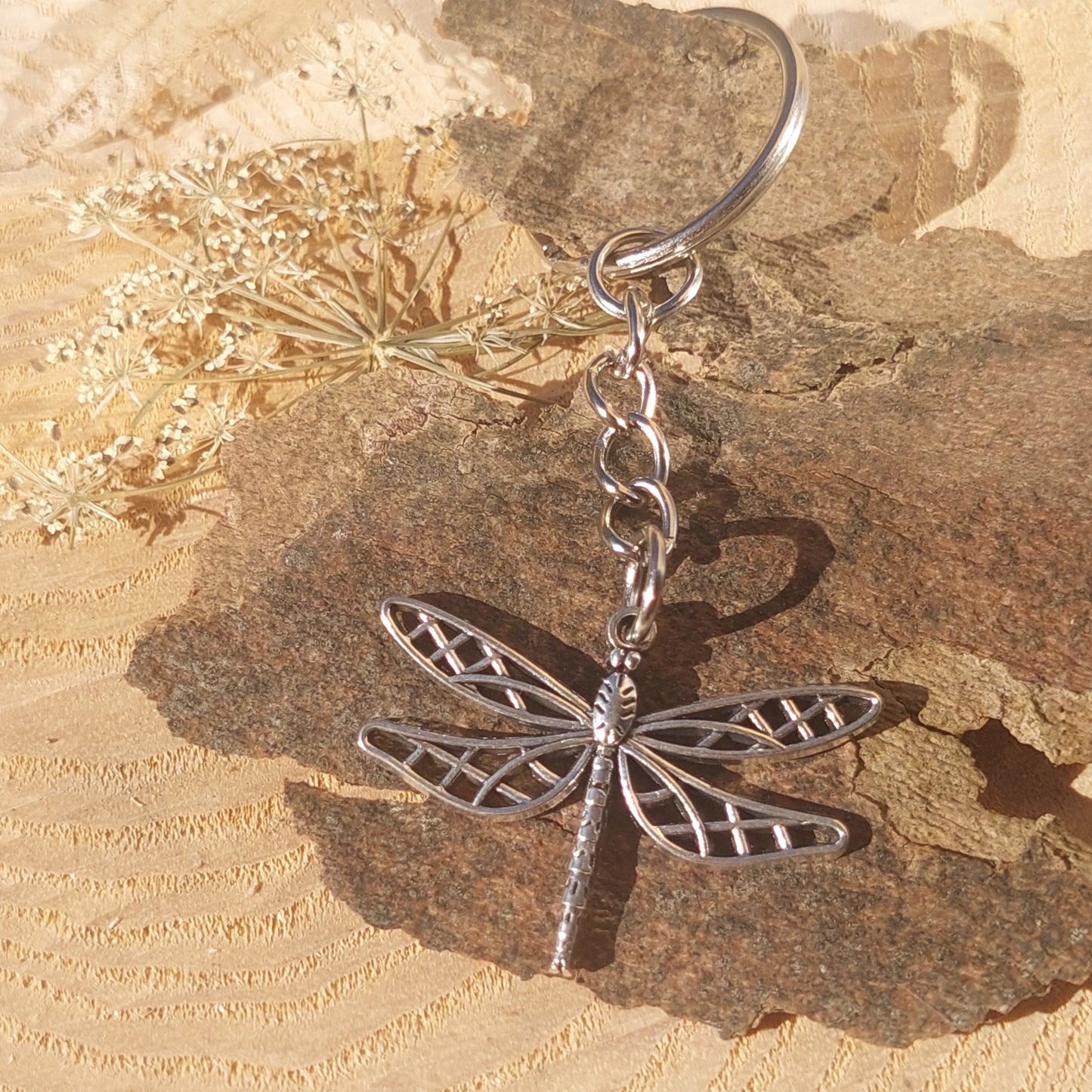 Elves & Butterflies – Asymmetrical Sterling Silver Earrings & Fantasy Keychains | Elf Fairy & Butterfly Jewelry Gift