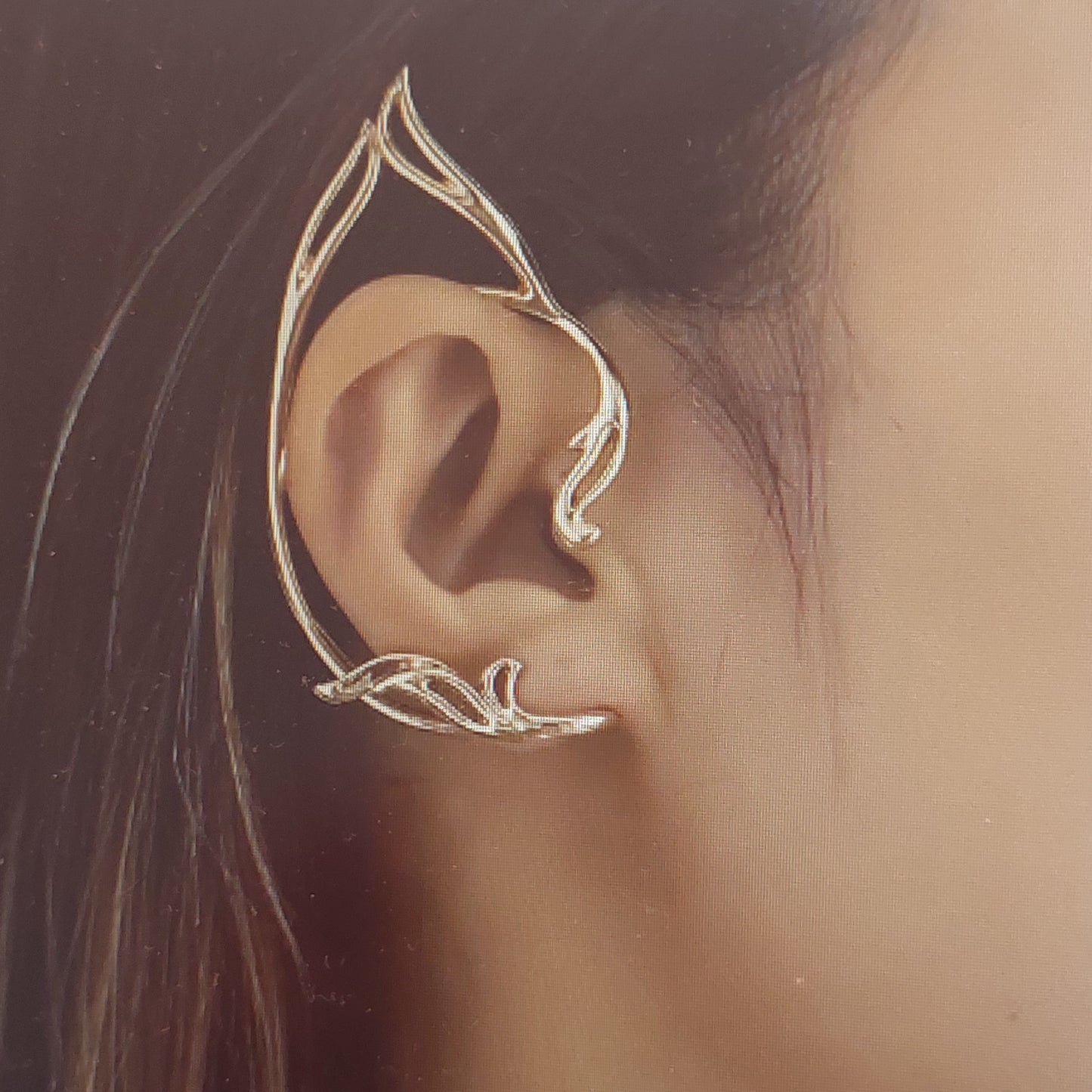 Elfenohrringe – Fantasy-Schmuck in Gold und Silber, Gothic-Ohrringe für Hochzeit, Weihnachten und Cosplay