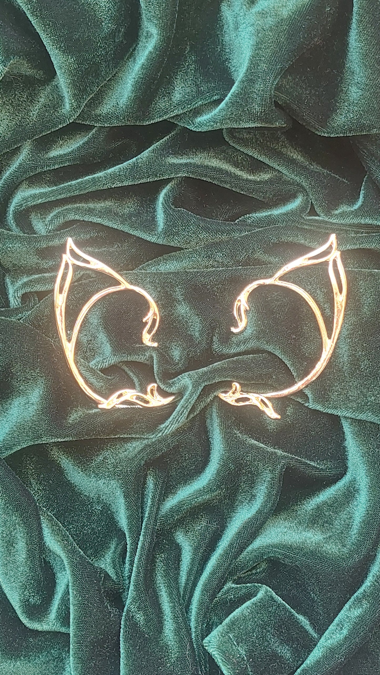 Elfenohrringe – Fantasy-Schmuck in Gold und Silber, Gothic-Ohrringe für Hochzeit, Weihnachten und Cosplay