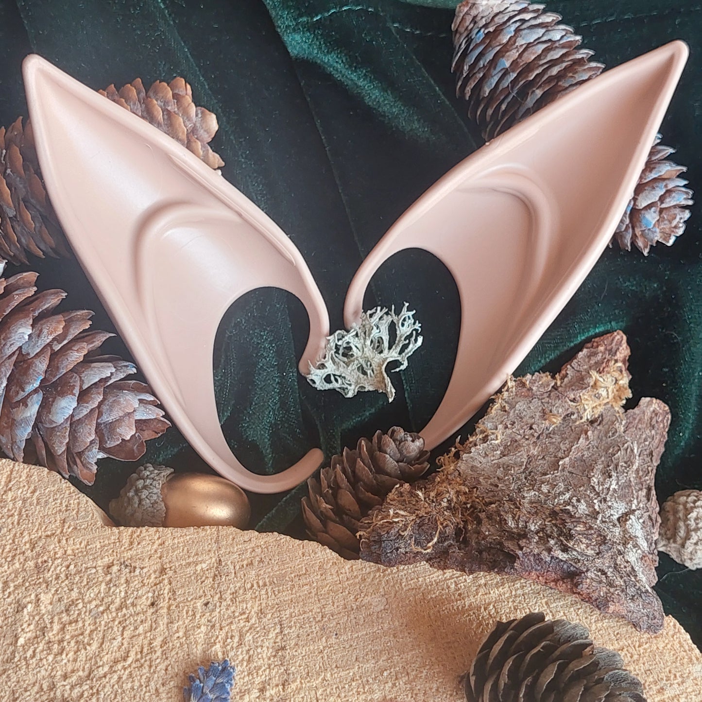 Elf Ear Cuffs Brown – Long Cosplay Ear Cuffs No Piercing, Angelenade
	