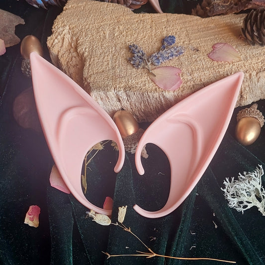 Elf Ear Cuffs Beige – Fantasy Ear Cuffs for Cosplay and LARP, Angelenade
