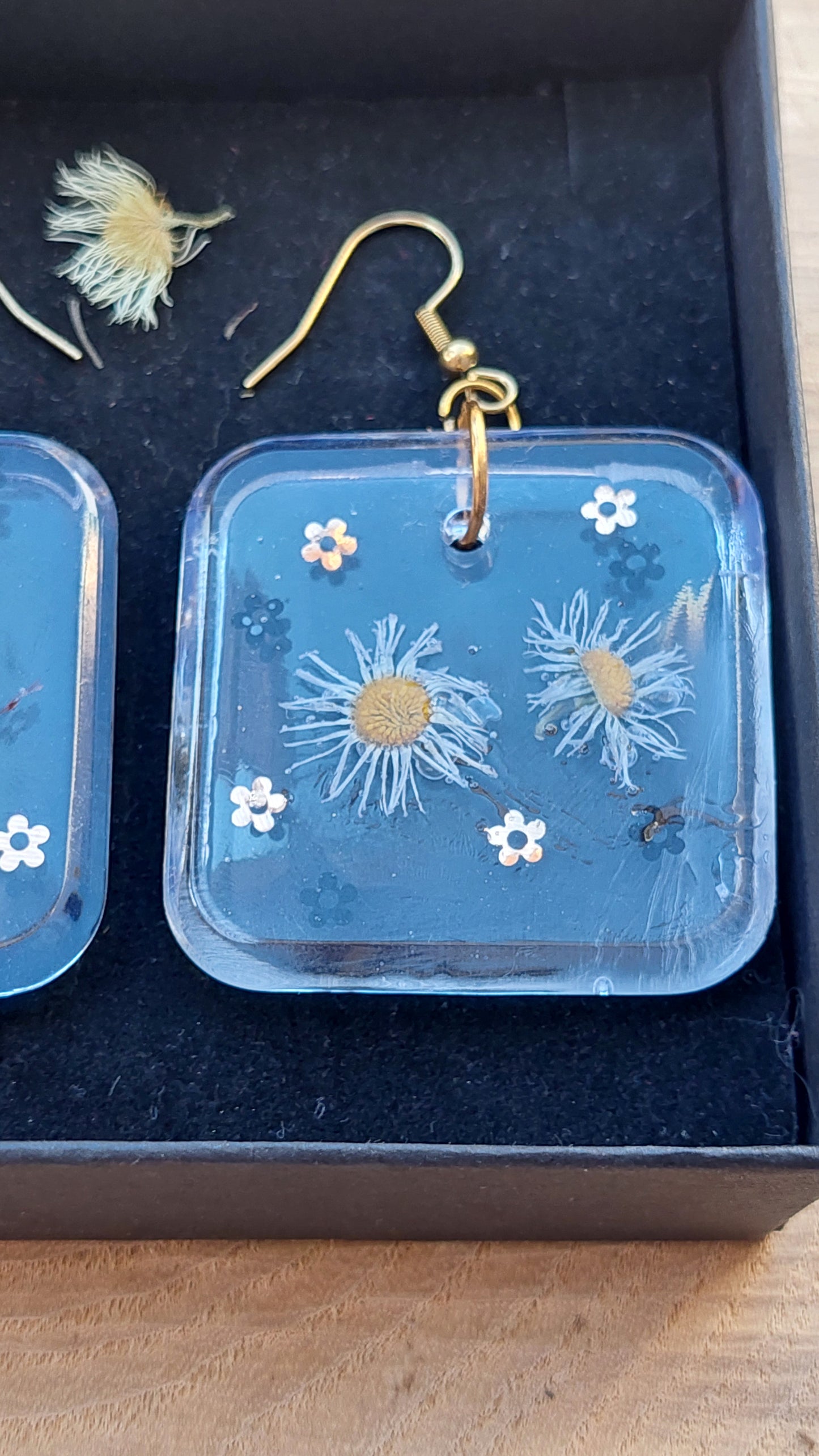 Statement Flower Earrings, Handmade Fantasy Jewelry, Limited Edition, Unique Handmade Gifts for Her