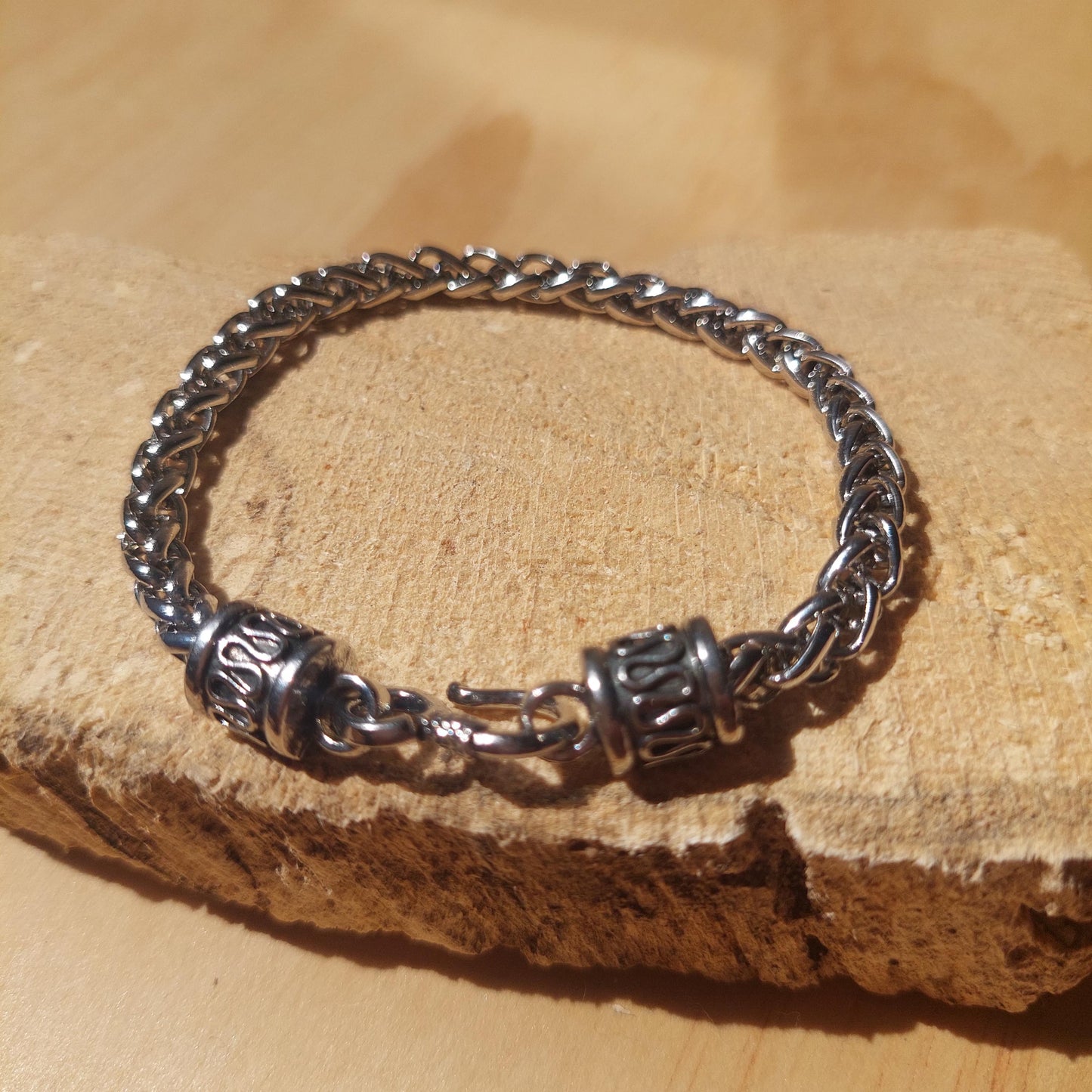 Golden Dragon Bracelet, Gold-Plated Stainless Steel, Symbolic Jewelry Gift for Men and Women