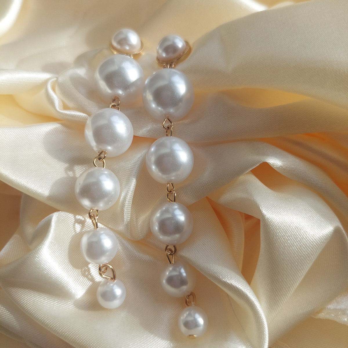 Elegante Perlenohrringe: Statement-Schmuck im Boho-Stil für Hochzeiten, lange Hängeohrringe – das perfekte Geschenk für Sie