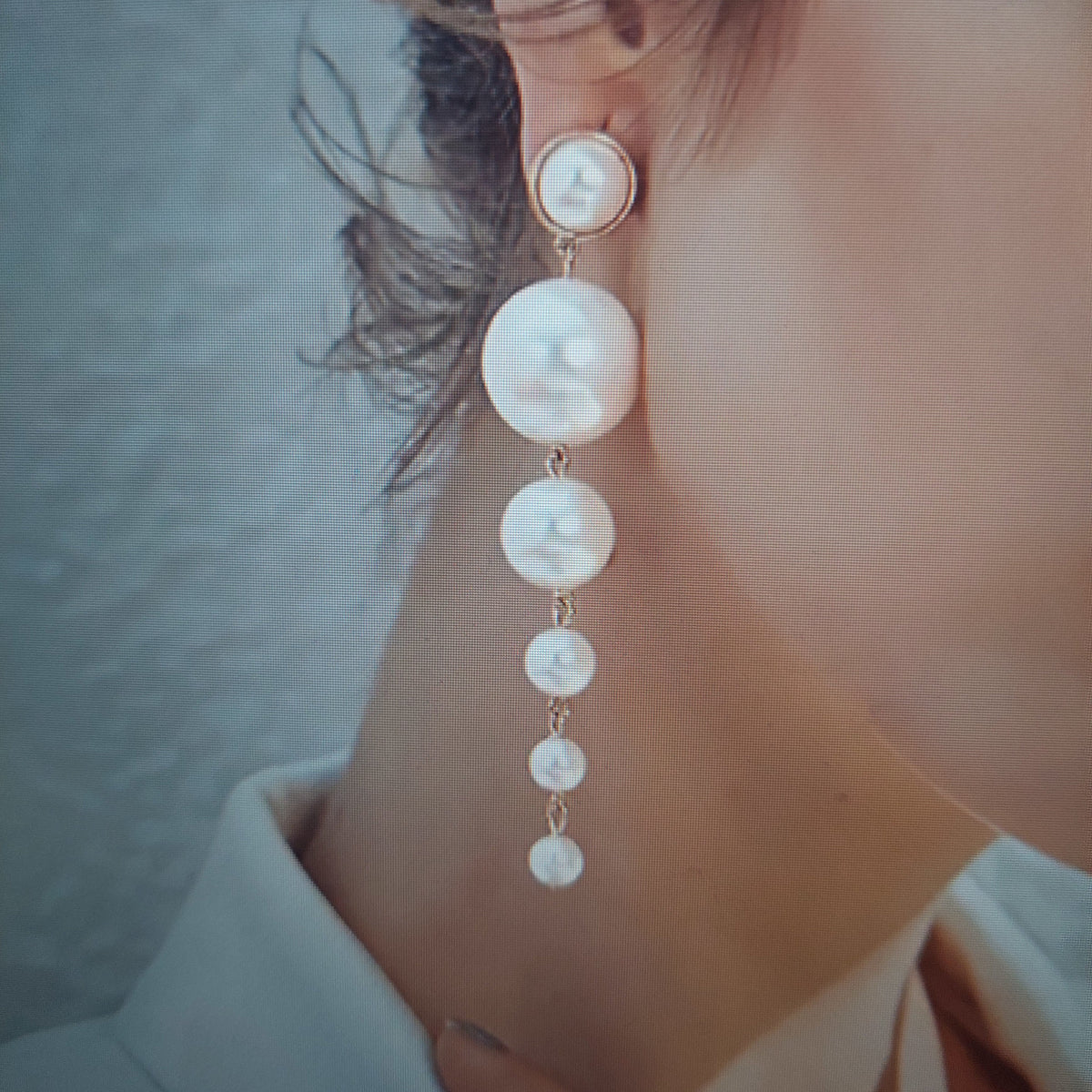 Elegante Perlenohrringe: Statement-Schmuck im Boho-Stil für Hochzeiten, lange Hängeohrringe – das perfekte Geschenk für Sie