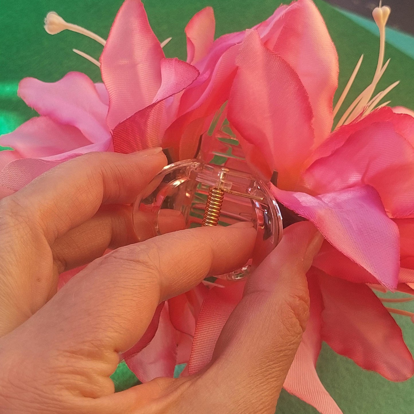 Elven Fairy Set, Flower Hair Claw Clip, Elven Fairy Ear Cuffs, Gift for Her