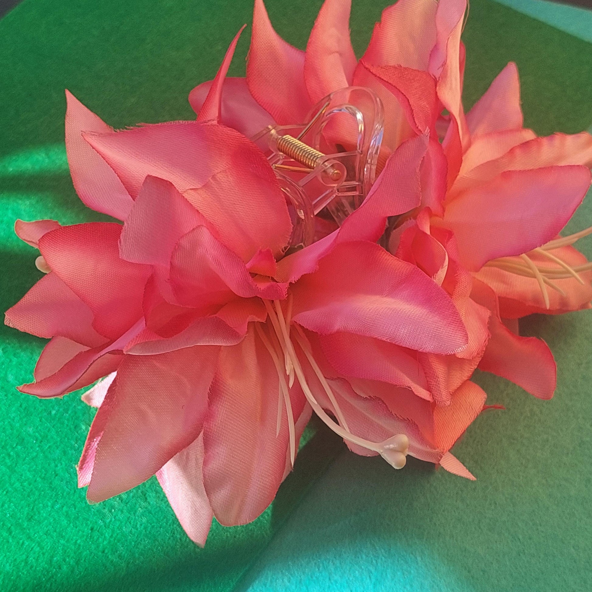 Elven Fairy Set, Flower Hair Claw Clip, Elven Fairy Ear Cuffs, Gift for Her