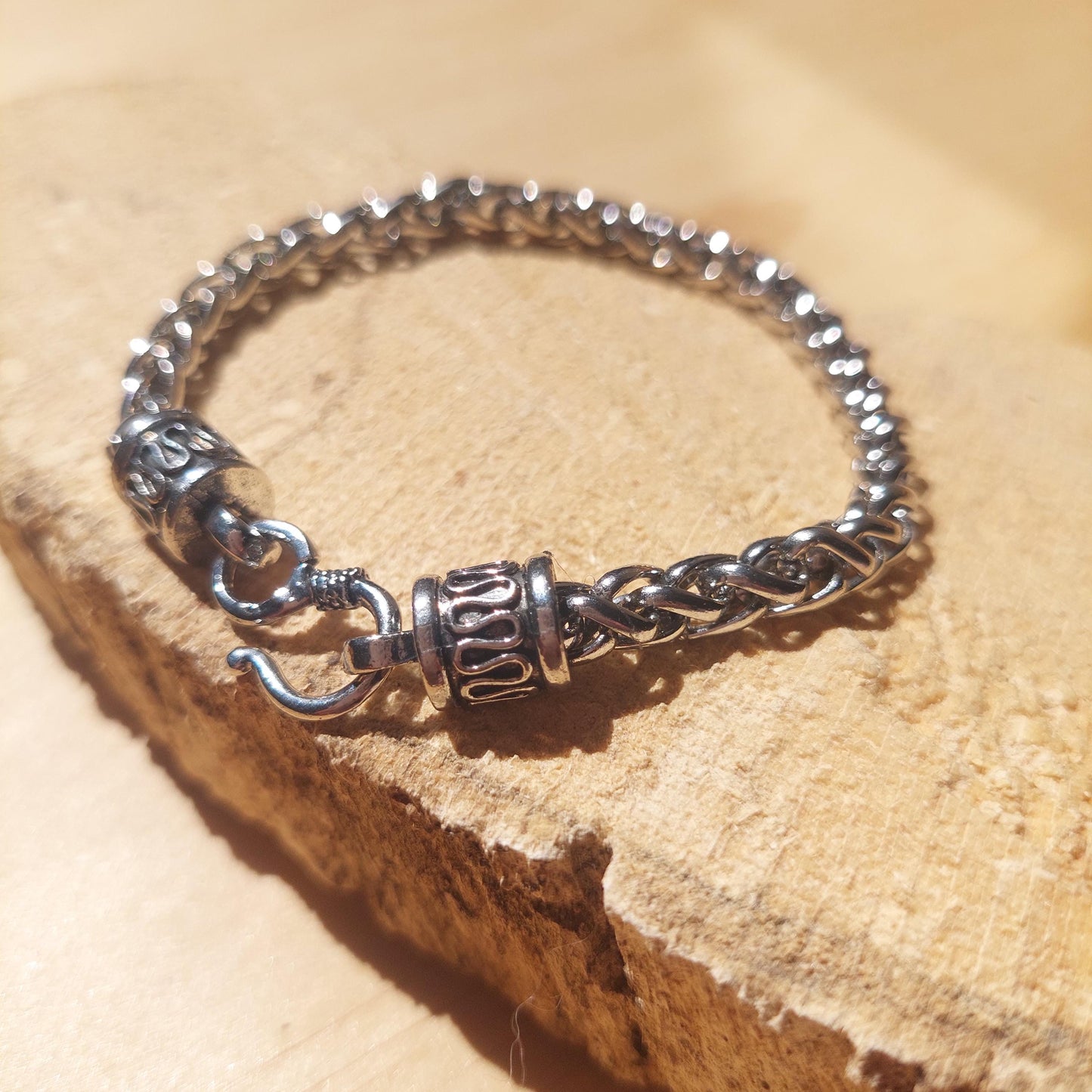 Golden Dragon Bracelet, Gold-Plated Stainless Steel, Symbolic Jewelry Gift for Men and Women