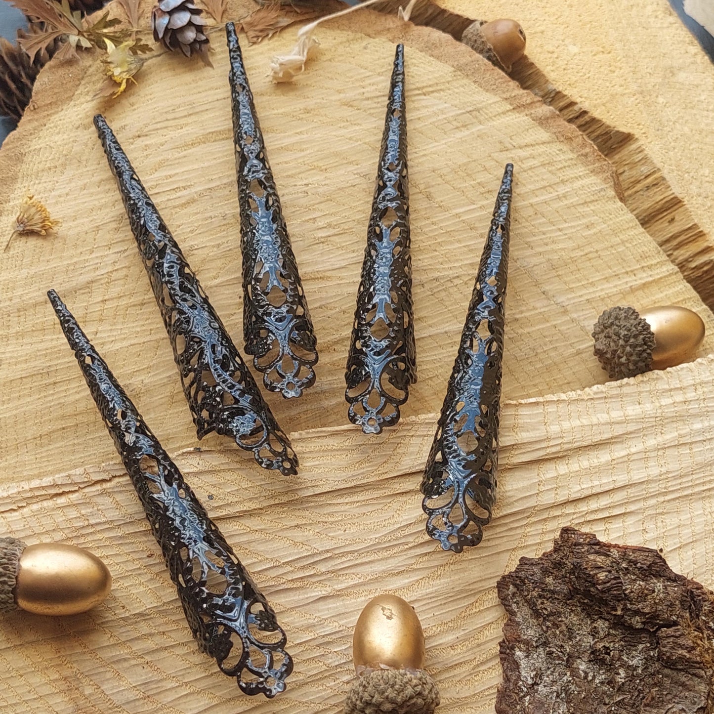 Gothic Claw Rings & Metal Armor | Halloween, Cosplay & LARP Accessories