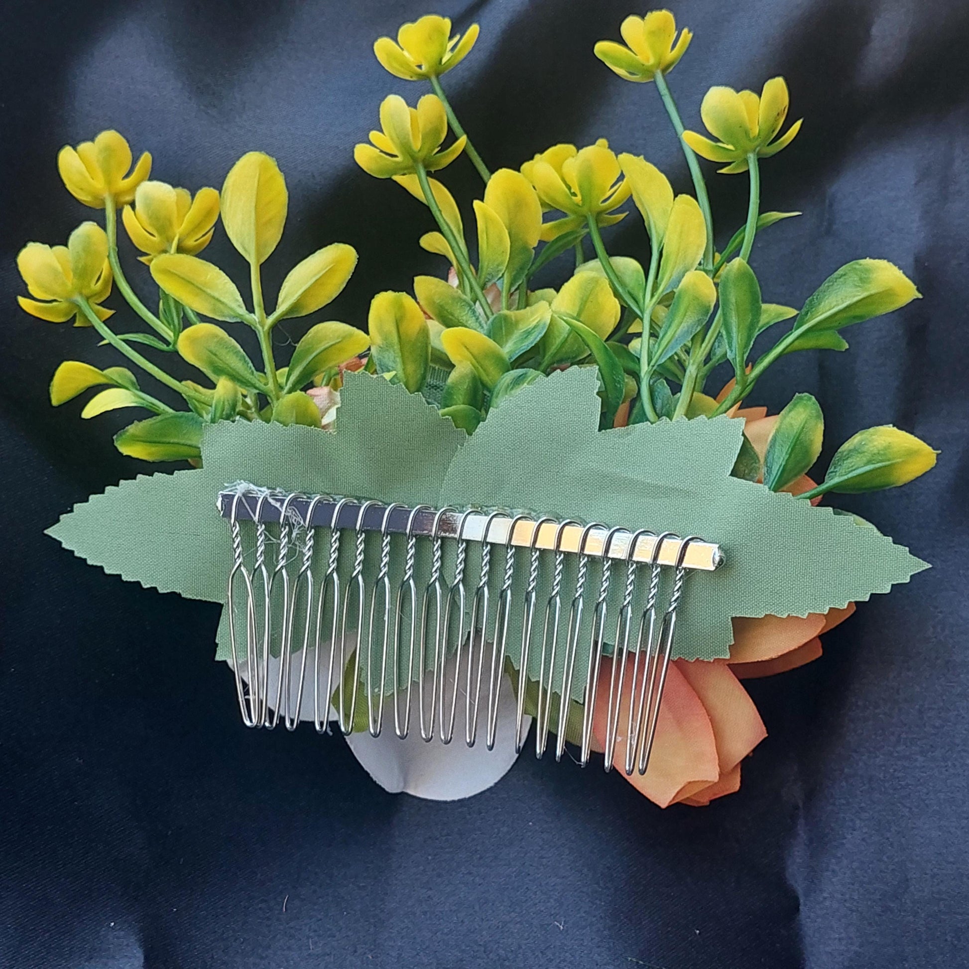 Elven Fairy Set, Floral Hair Comb, Elven Fairy Ear Cuffs, Gift for Her