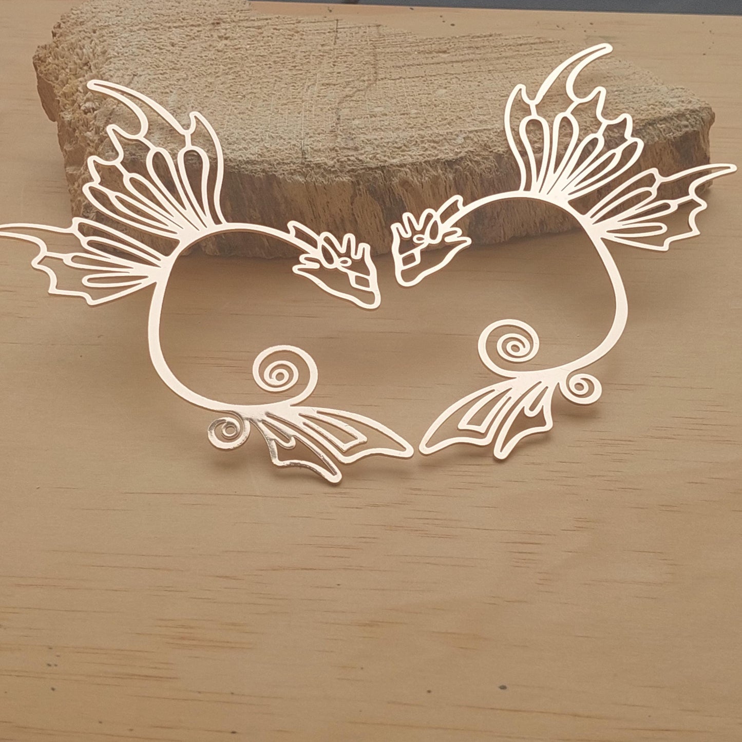 Gothic Dragon Ear Cuffs – Lightweight No-Piercing Fantasy Jewelry for Men & Women | Unique Punk Gift