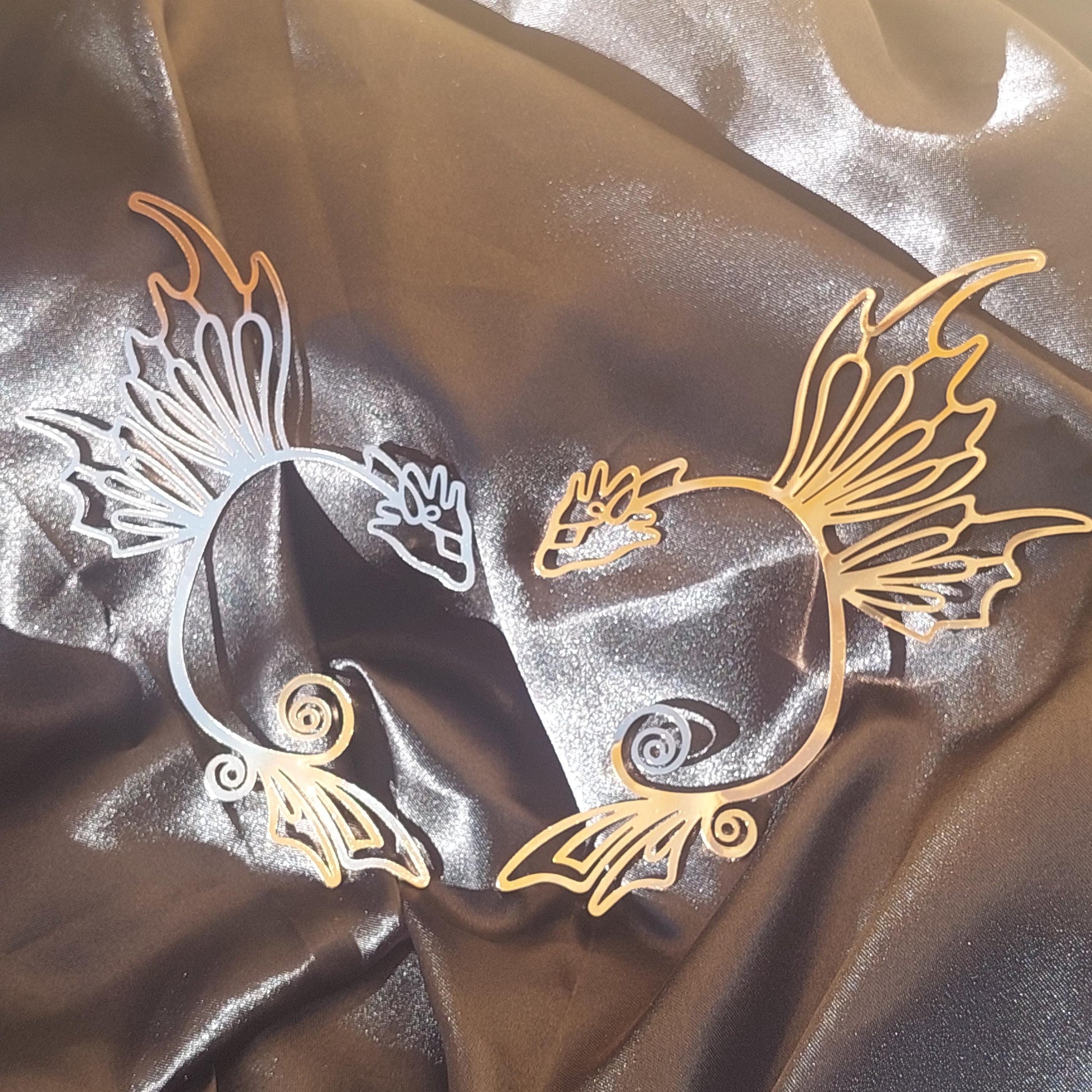 Gothic Dragon Ear Cuffs – Lightweight No-Piercing Fantasy Jewelry for Men & Women | Unique Punk Gift