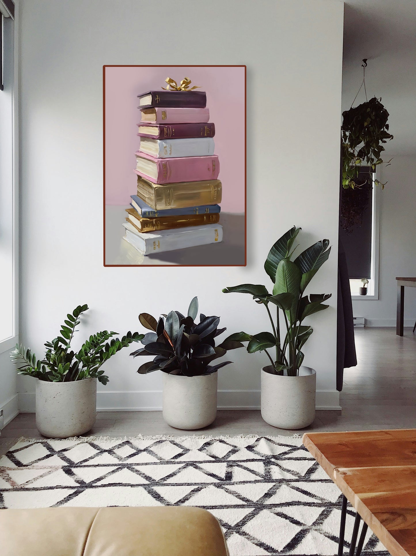 Bold Book Lover’s Wall Art , Aesthetic Digital Prints for Living Room, Apartment Decor, Gift