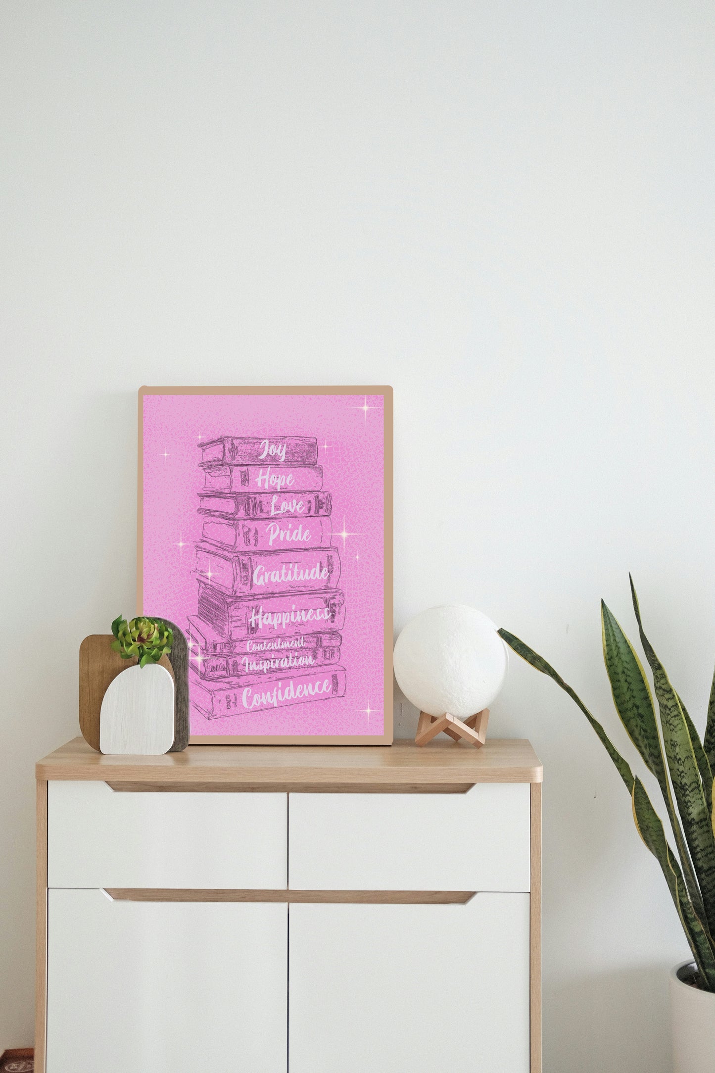 Bold Book Wall Art Poster, Aesthetic Digital Print for Living Room, Bedroom, Decor, Instant Download, Gift