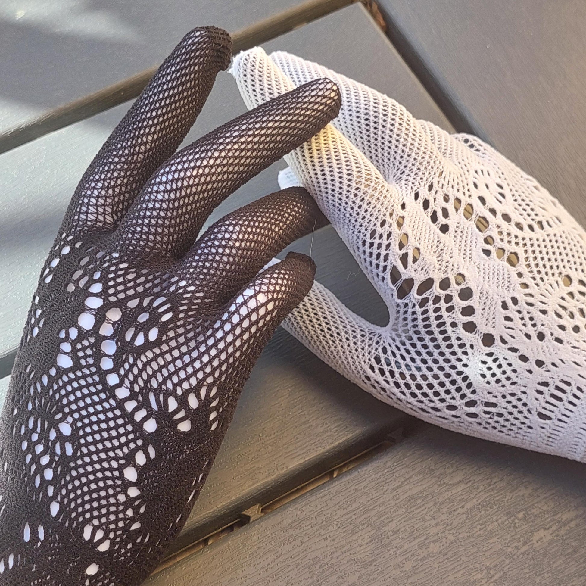 Elegant Gloves Lace Evening Gloves, Long Black, White Formal Accessories for Weddings, Gift