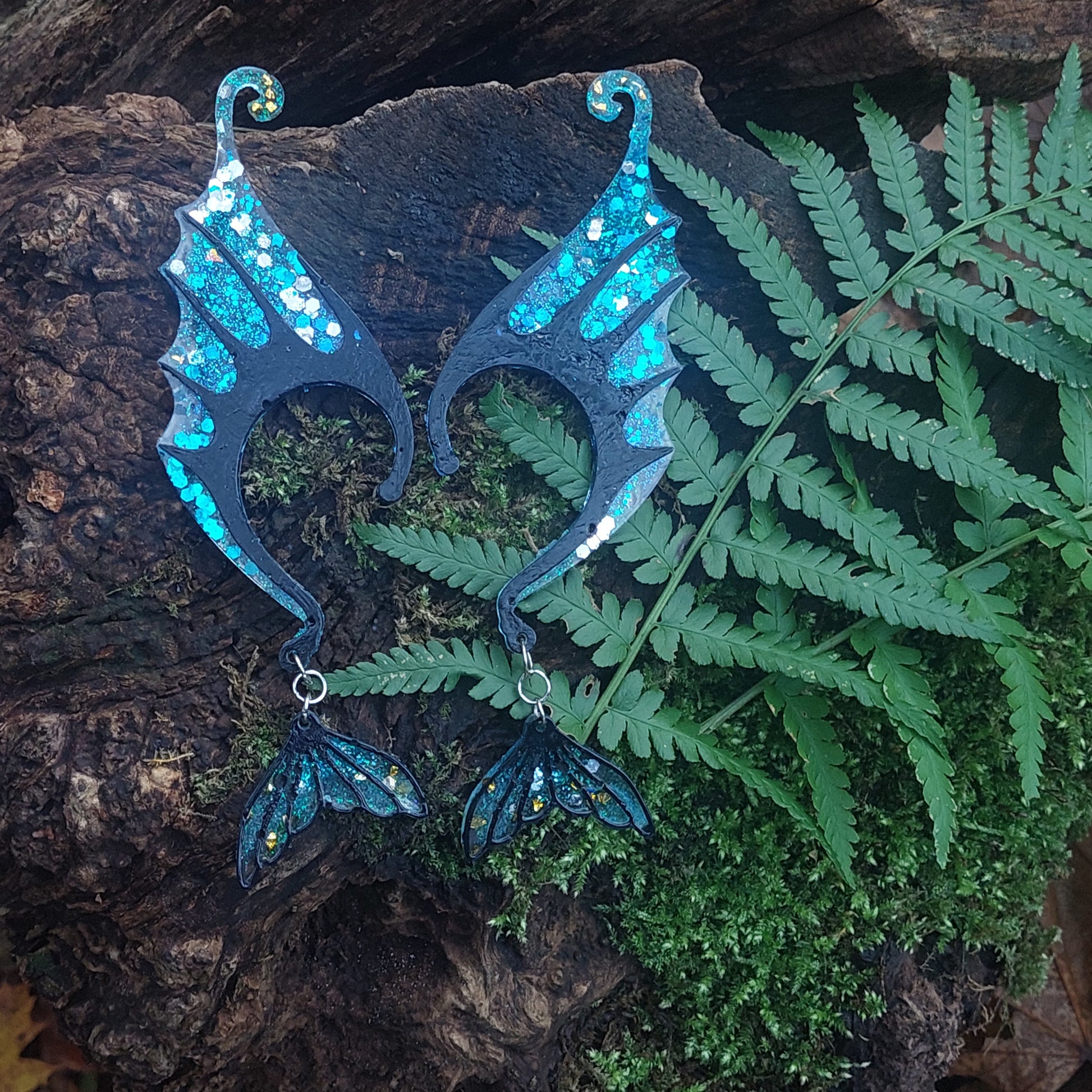 Elf/Fairy Ear Cuffs, Handmade Fantasy Ear Cuff without Piercing, Cosplay, Gift for Her