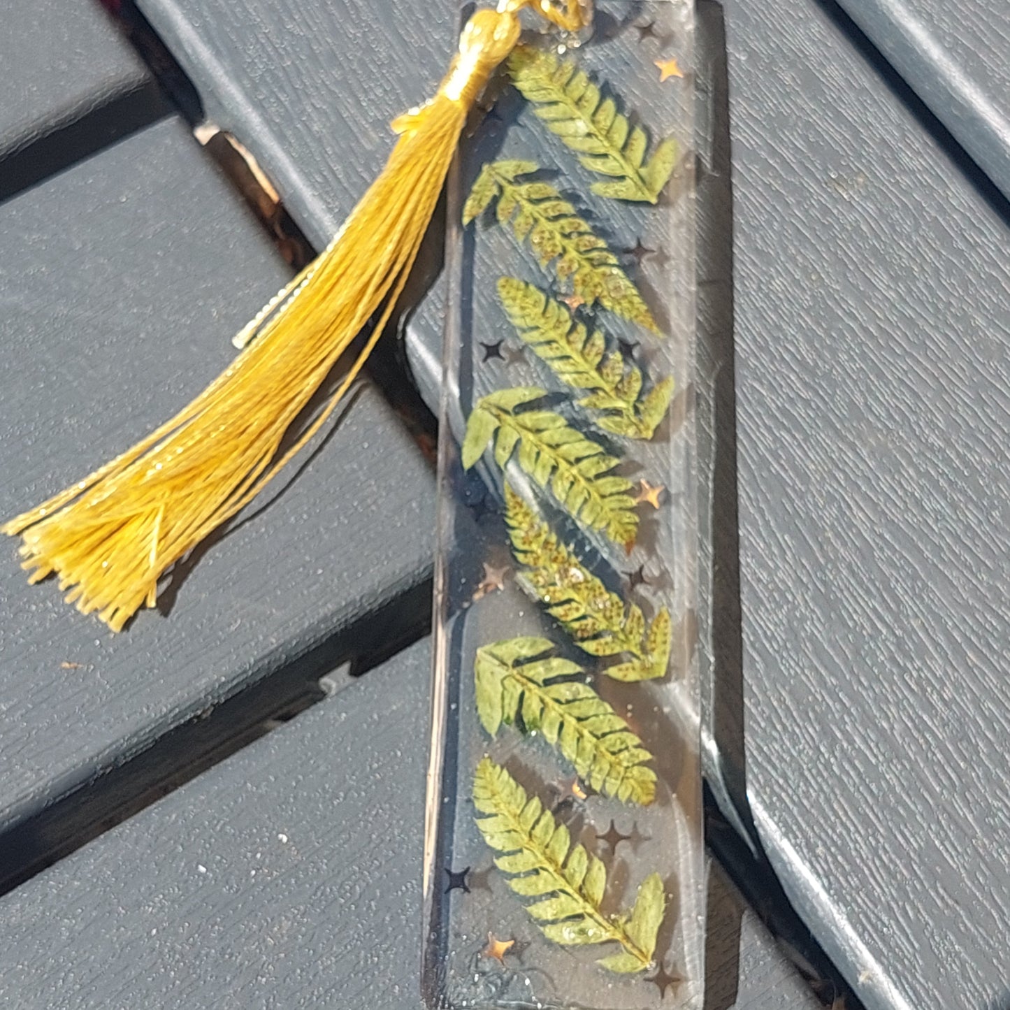 Handmade Resin Bookmarks with Real Flowers, Gift Set