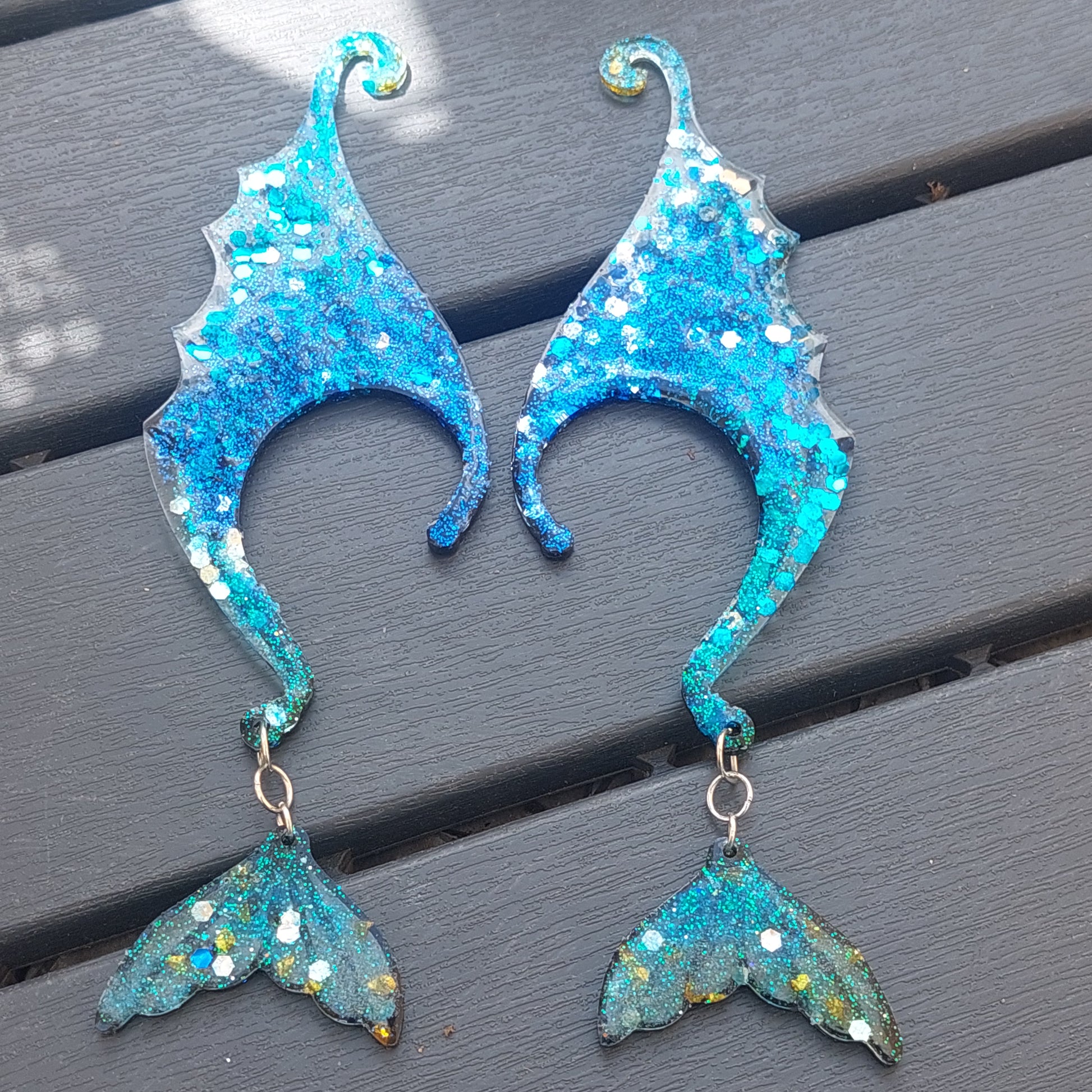 Elf/Fairy Ear Cuffs, Handmade Fantasy Ear Cuff without Piercing, Cosplay, Gift for Her