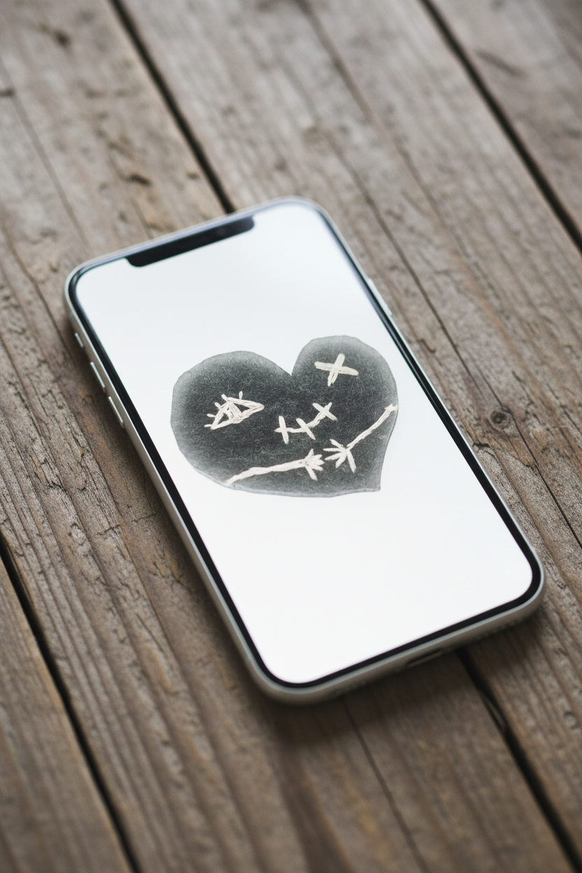 Wounded, Not Defeated — Dark Gothic Heart PNG Set