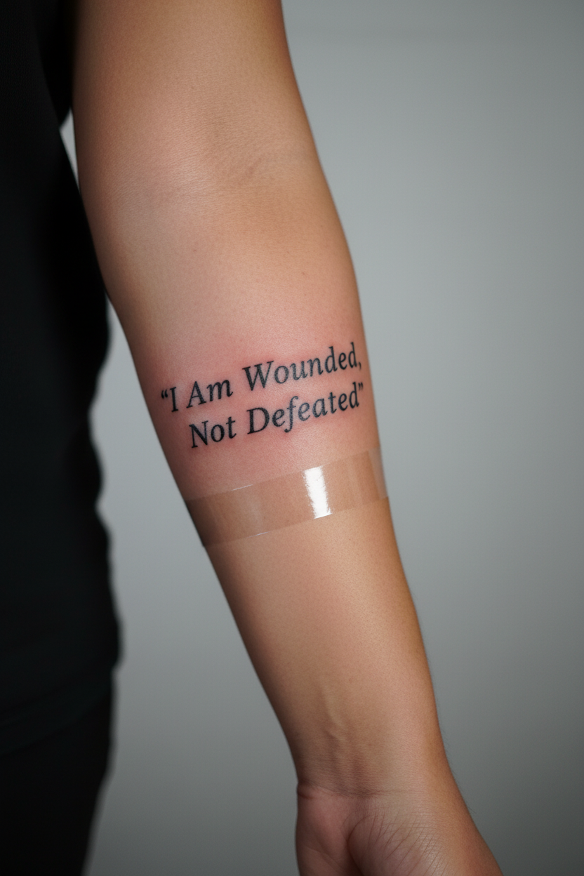 Wounded, Not Defeated — Dark Gothic Heart PNG Set