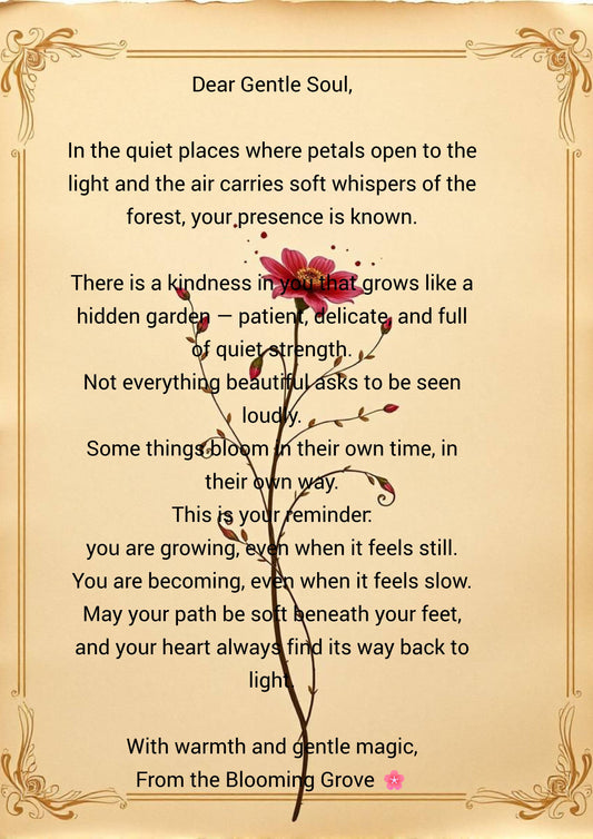 Elf Letter Printable – Magical Gift – Instant Download – Fantasy Gift Idea