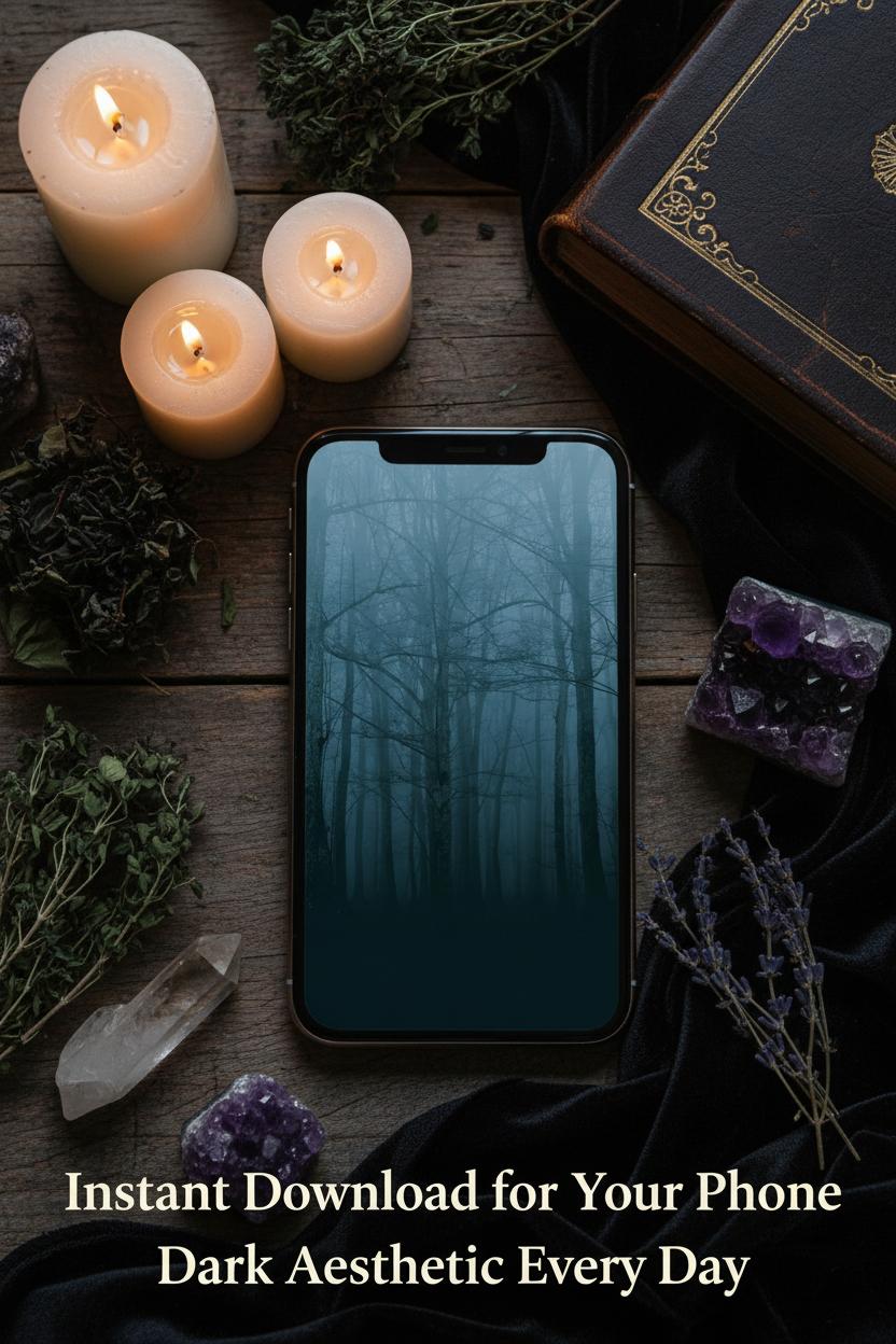 dark fantasy phone wallpaper gothic aesthetic
