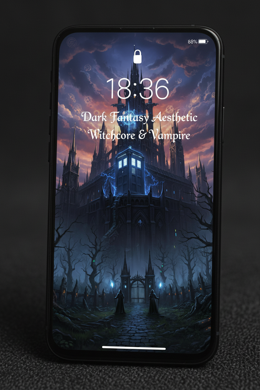 witchcore phone wallpapier background