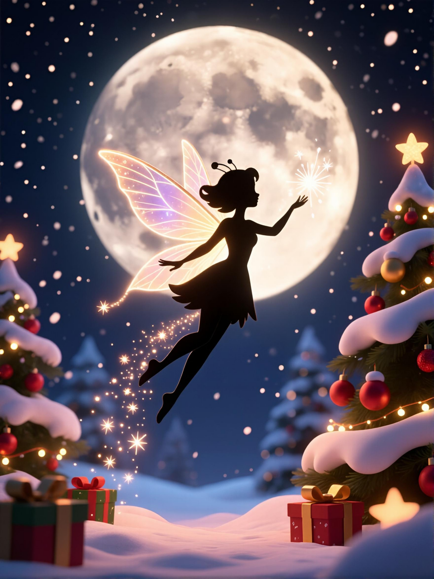 Mini-Weihnachts-Fantasiepaket – 4 bezaubernde Weihnachtshintergründe | Magische Winter-Wallpaper | GRATIS bei E-Mail-Anmeldung