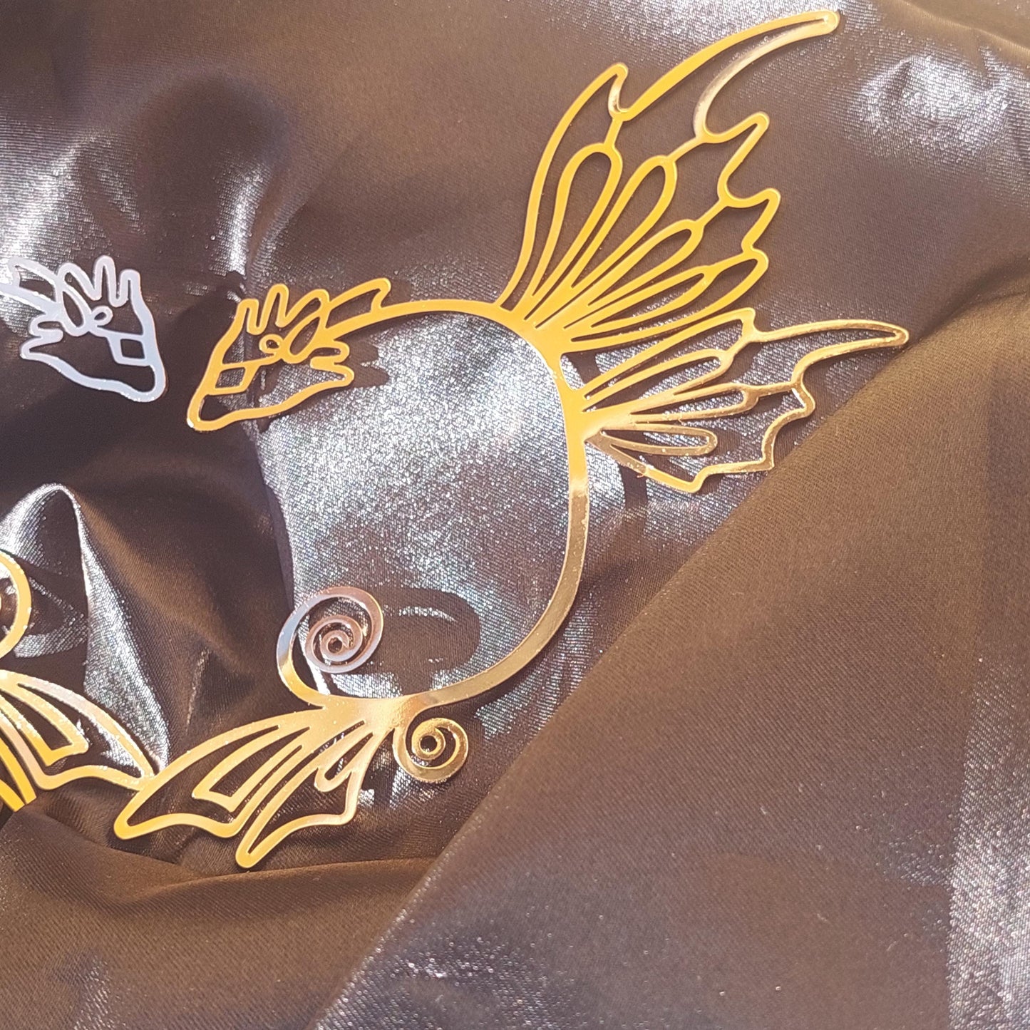 Gothic Dragon Ear Cuffs – Lightweight No-Piercing Fantasy Jewelry for Men & Women | Unique Punk Gift