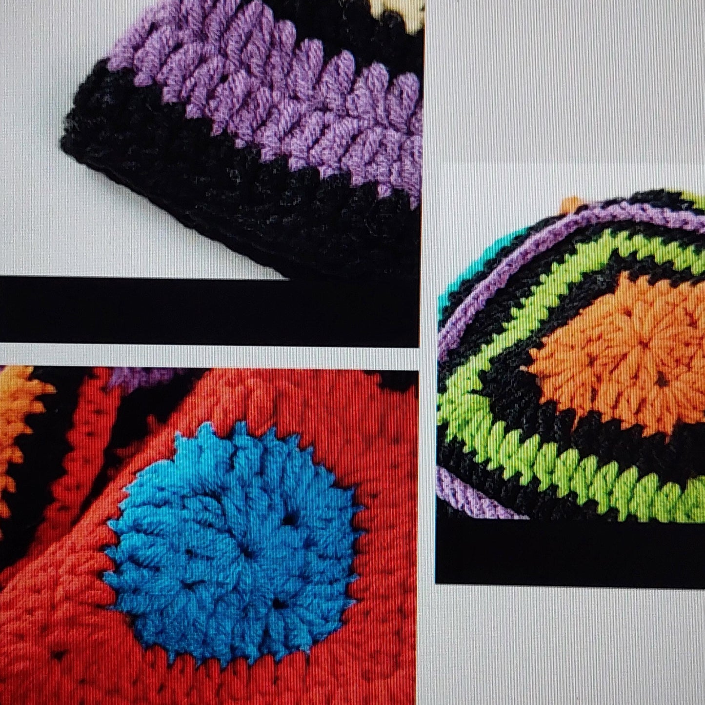 Colorful Boho Crochet Bucket Hat | Unisex Fisherman’s Cap with Geometric Pattern | Handmade Floppy Beanie for All Seasons