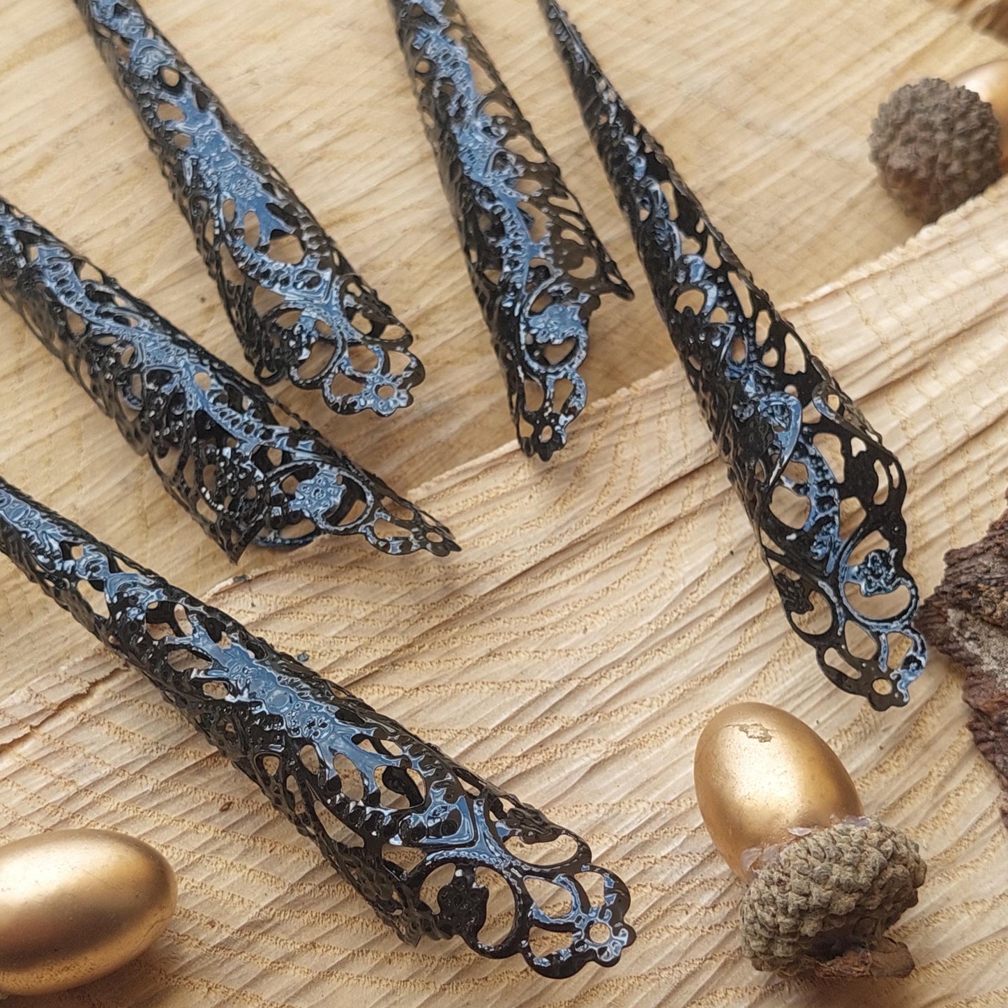 Gothic Claw Rings & Metal Armor | Halloween, Cosplay & LARP Accessories