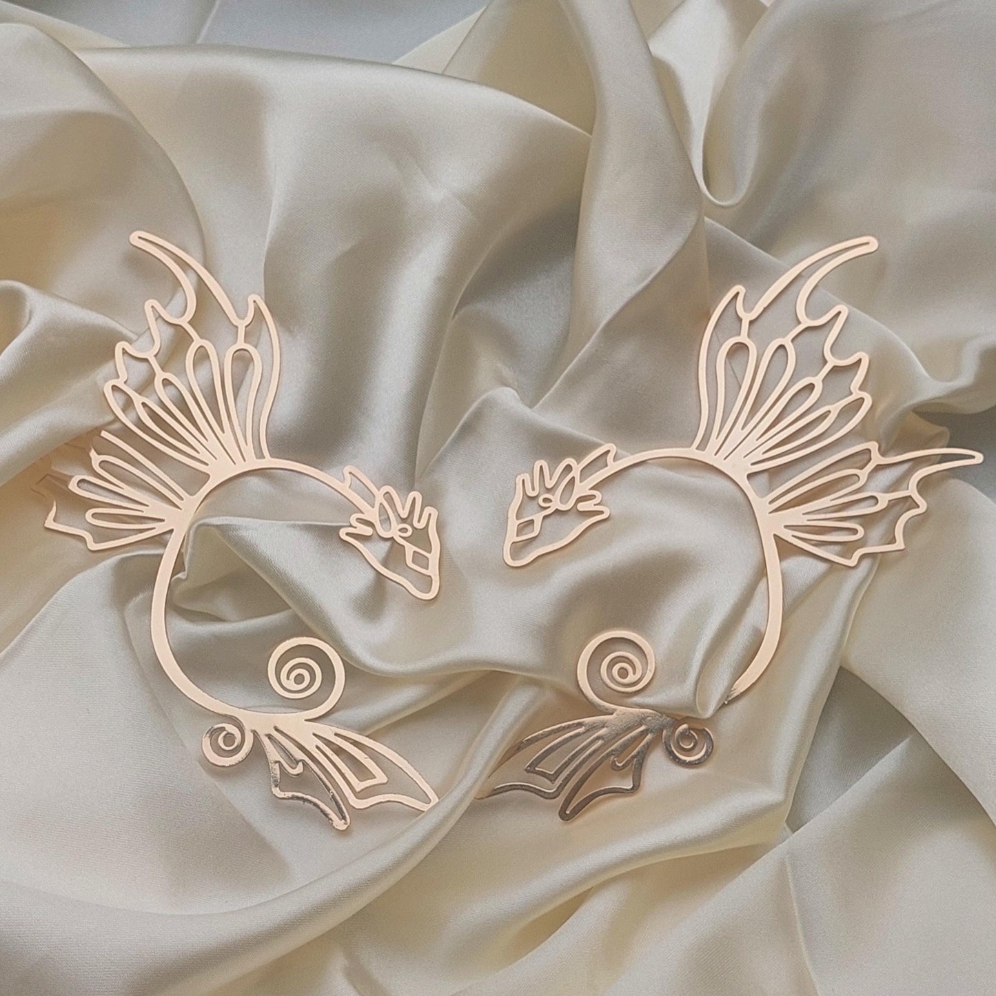 Gothic Dragon Ear Cuffs – Lightweight No-Piercing Fantasy Jewelry for Men & Women | Unique Punk Gift