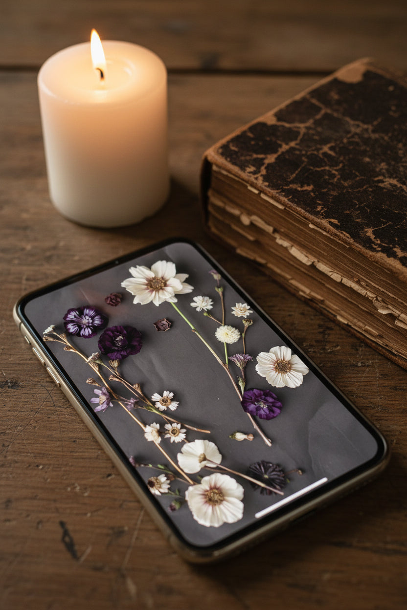 Dark Fantasy Botanical Mobile Wallpapers 