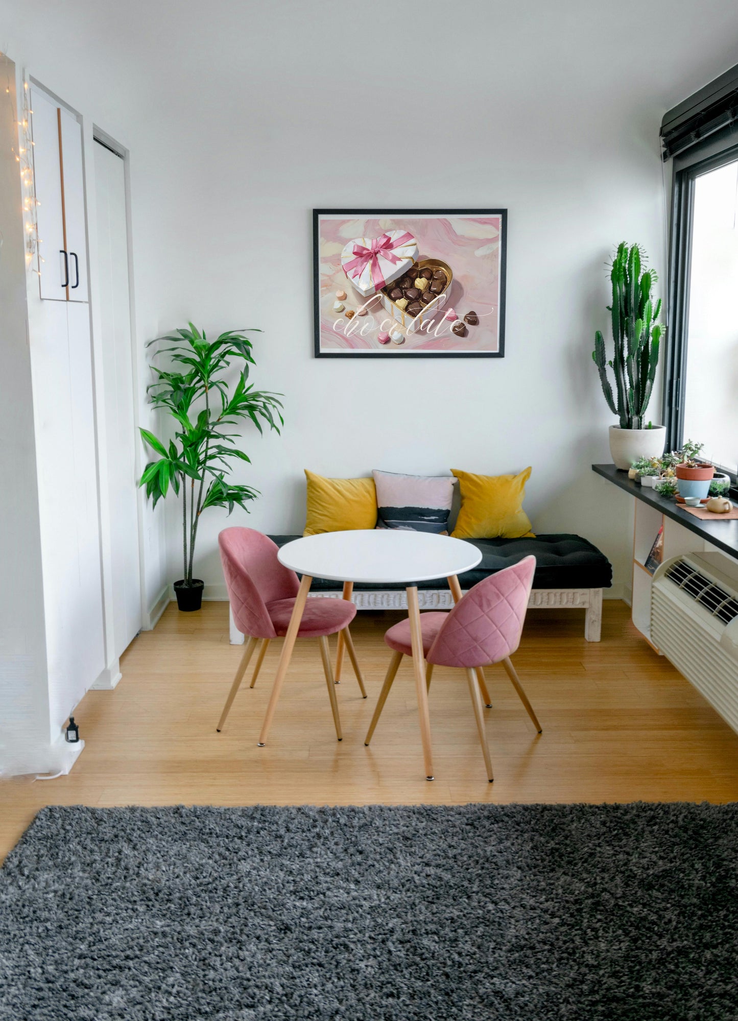 Minimalist Chocolate Fashion Poster – Aesthetic Digital Wall Art for Modern Home Decor | Instant Download