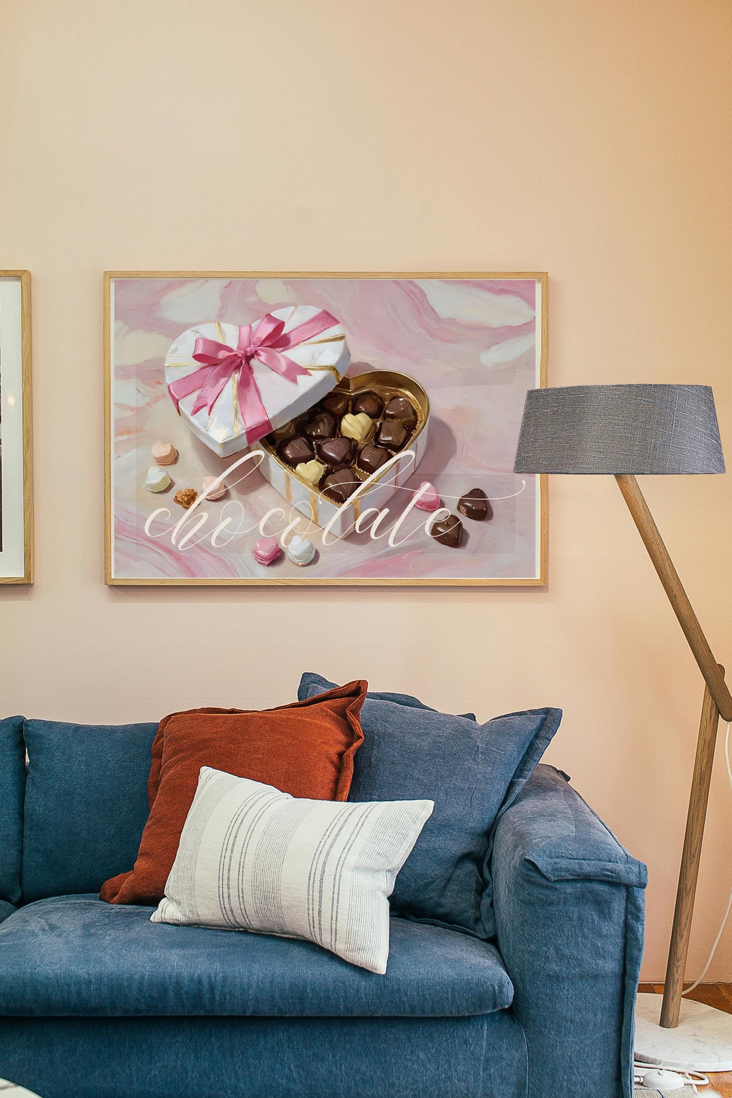 Minimalist Chocolate Fashion Poster – Aesthetic Digital Wall Art for Modern Home Decor | Instant Download