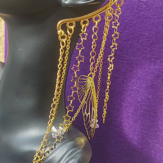 butterfly ear cuff 