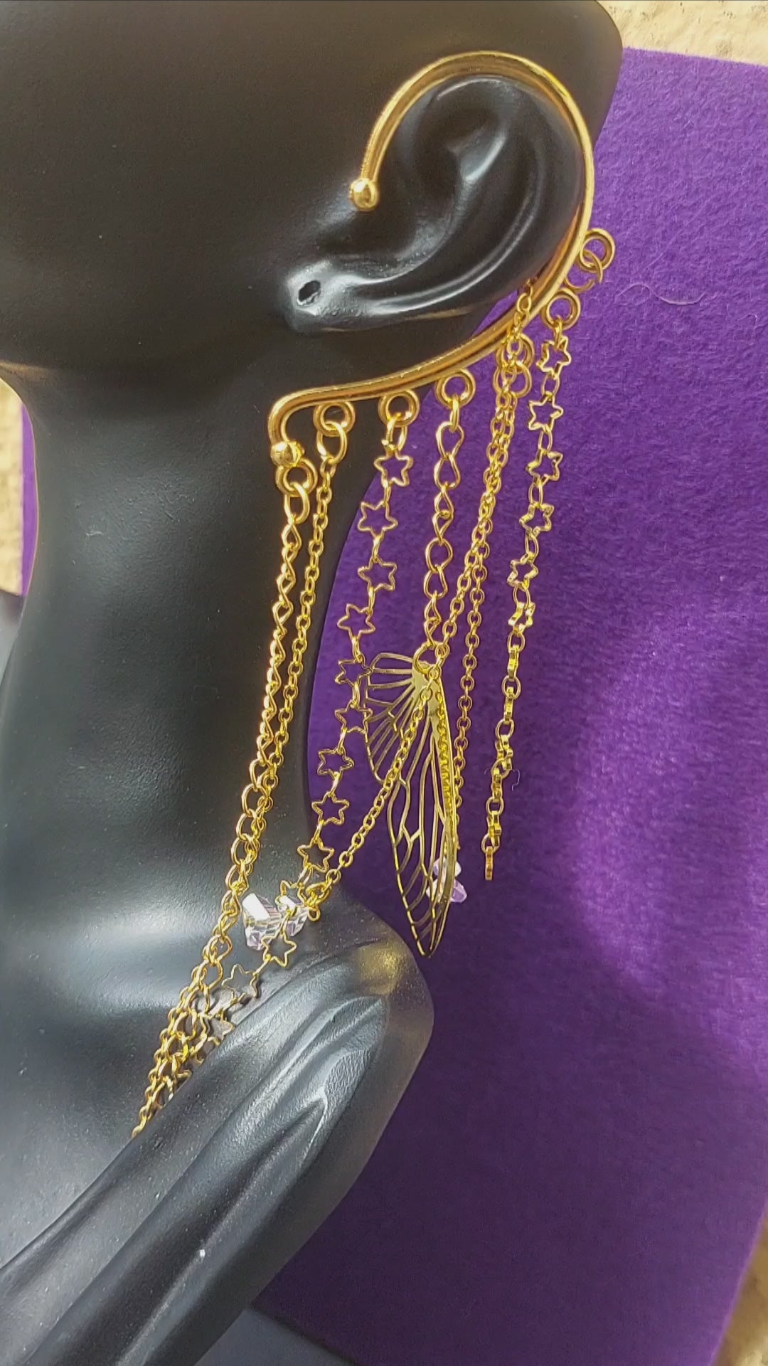 butterfly ear cuff 