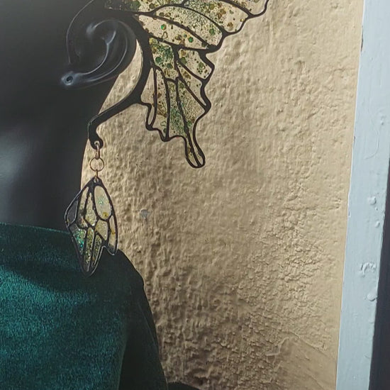 Limitierte Elfen-Ohrmanschetten Fee – Handgefertigter Fantasy-Schmuck ohne Piercing