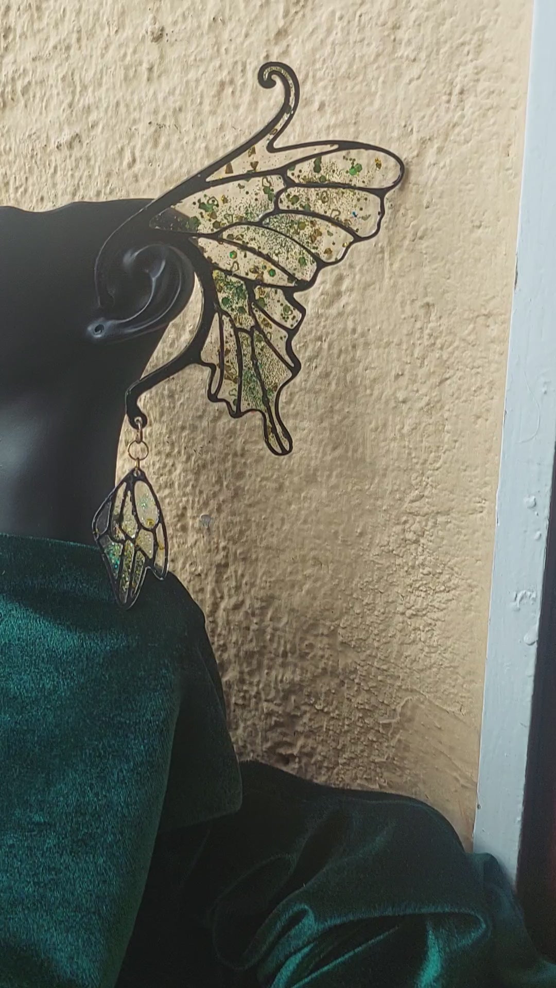 Limitierte Elfen-Ohrmanschetten Fee – Handgefertigter Fantasy-Schmuck ohne Piercing